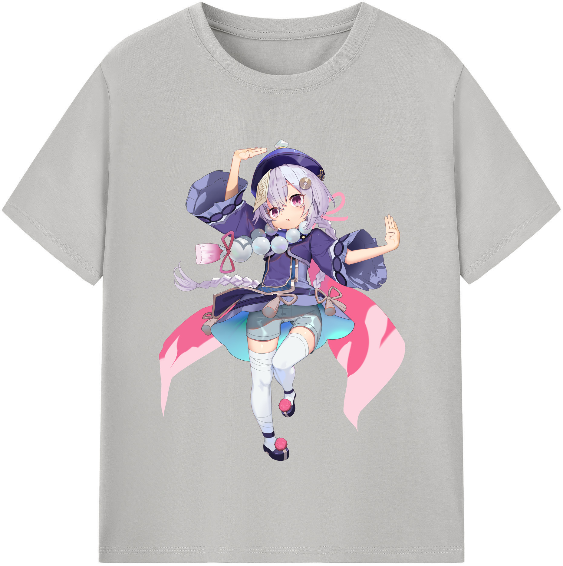 げんし神 七七 なな  genshin Nana 綿100％半袖Tシャツ（フロントプリント）