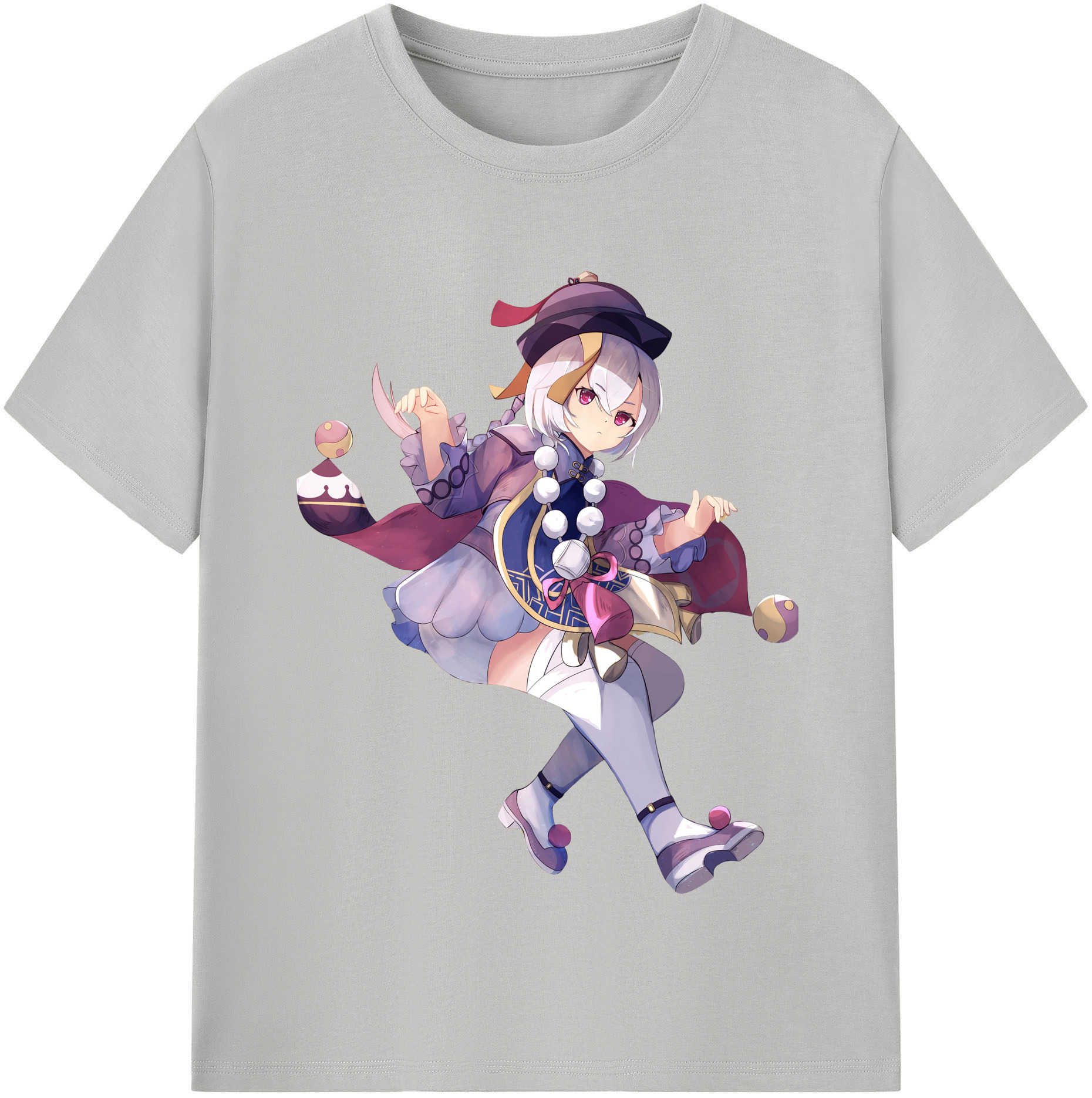 げんし神 七七 なな  genshin Nana 綿100％半袖Tシャツ（フロントプリント）