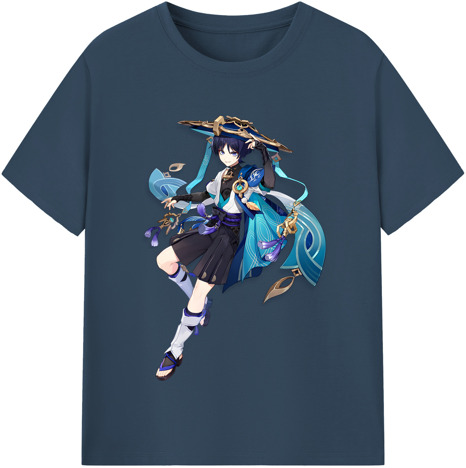 げんし神 さんペい genshin Sanpei 綿100％半袖Tシャツ（フロントプリント）