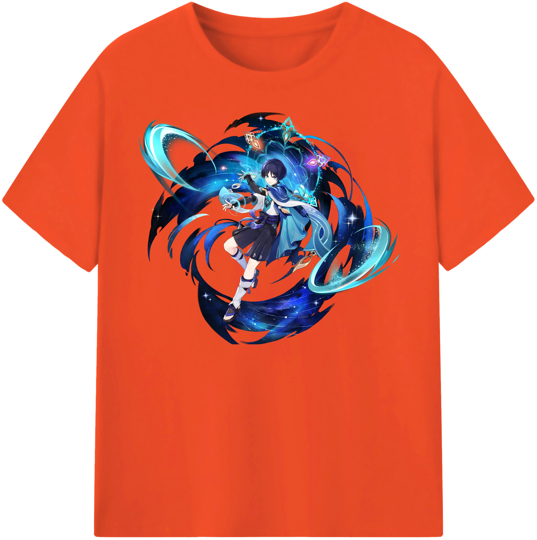 げんし神 さんペい genshin Sanpei 綿100％半袖Tシャツ（フロントプリント）