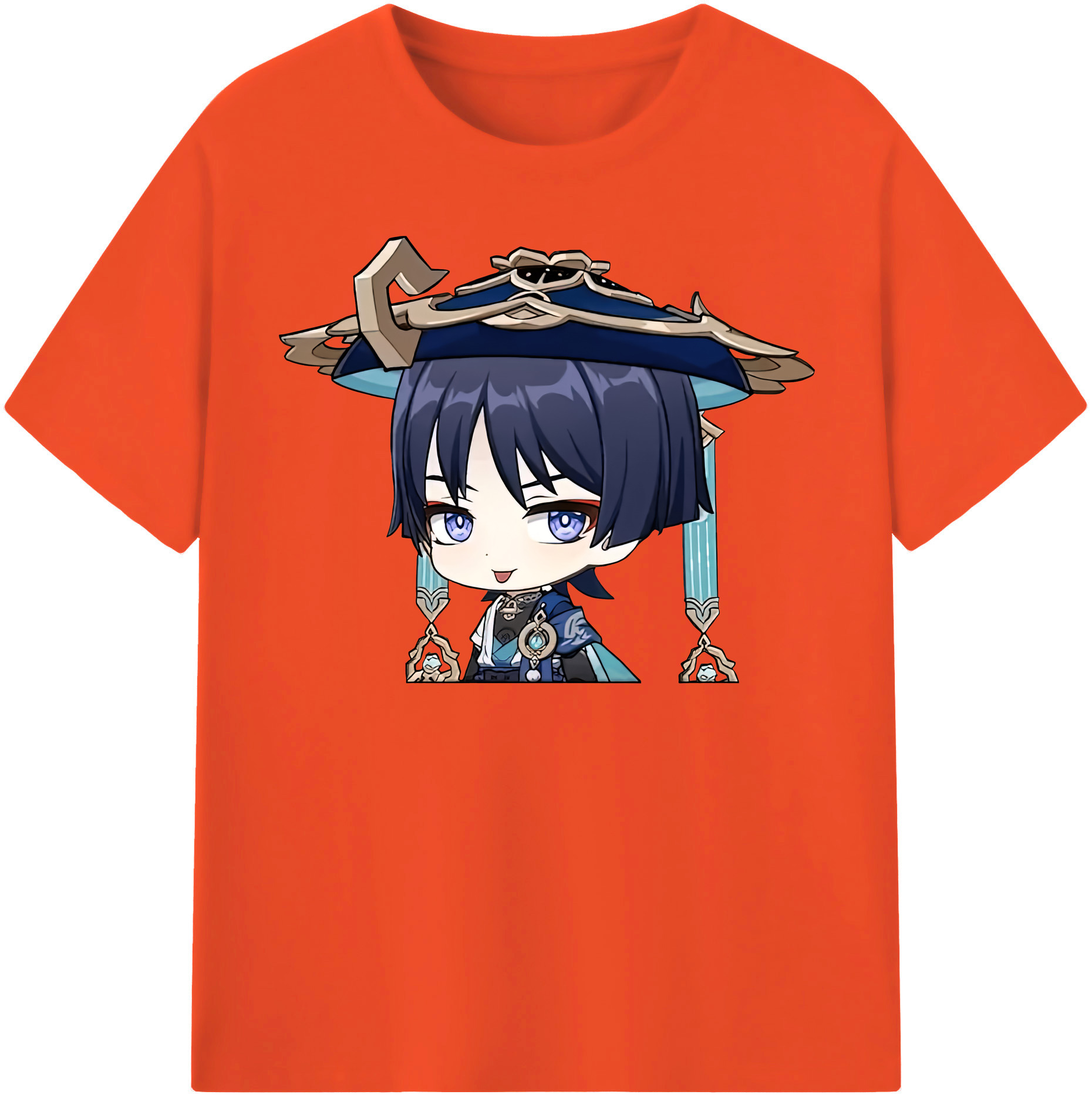 げんし神 さんペい genshin Sanpei 綿100％半袖Tシャツ（フロントプリント）