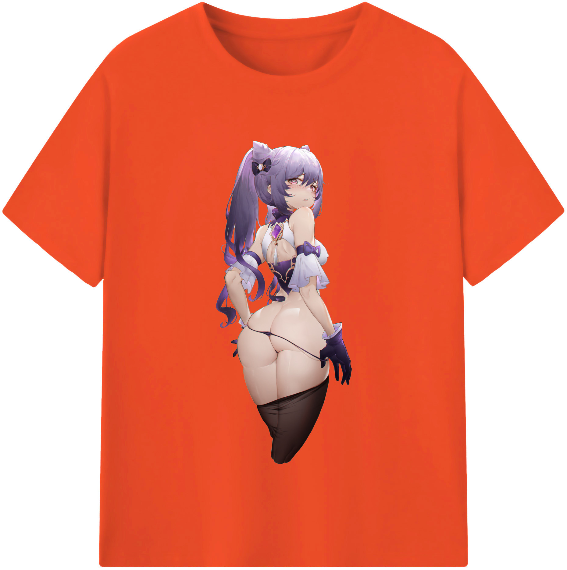 げんし神 刻晴 こくせい genshin Kokusei 綿100％半袖Tシャツ（フロントプリント）