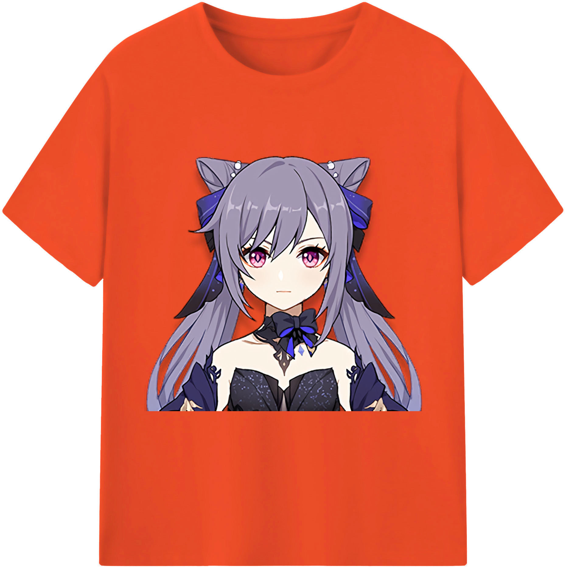 げんし神 刻晴 こくせい genshin Kokusei 綿100％半袖Tシャツ（フロントプリント）