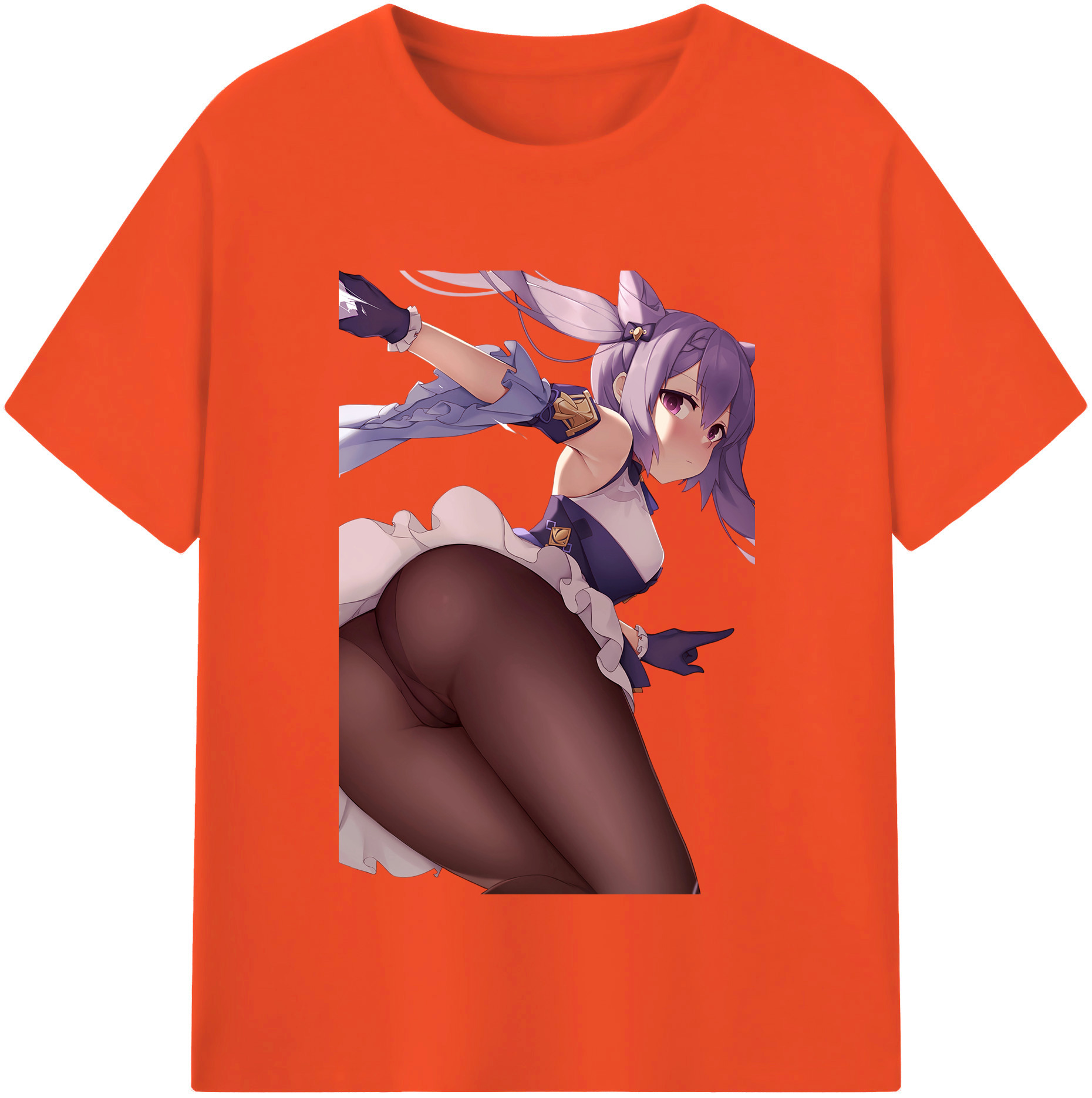 げんし神 刻晴 こくせい genshin Kokusei 綿100％半袖Tシャツ（フロントプリント）