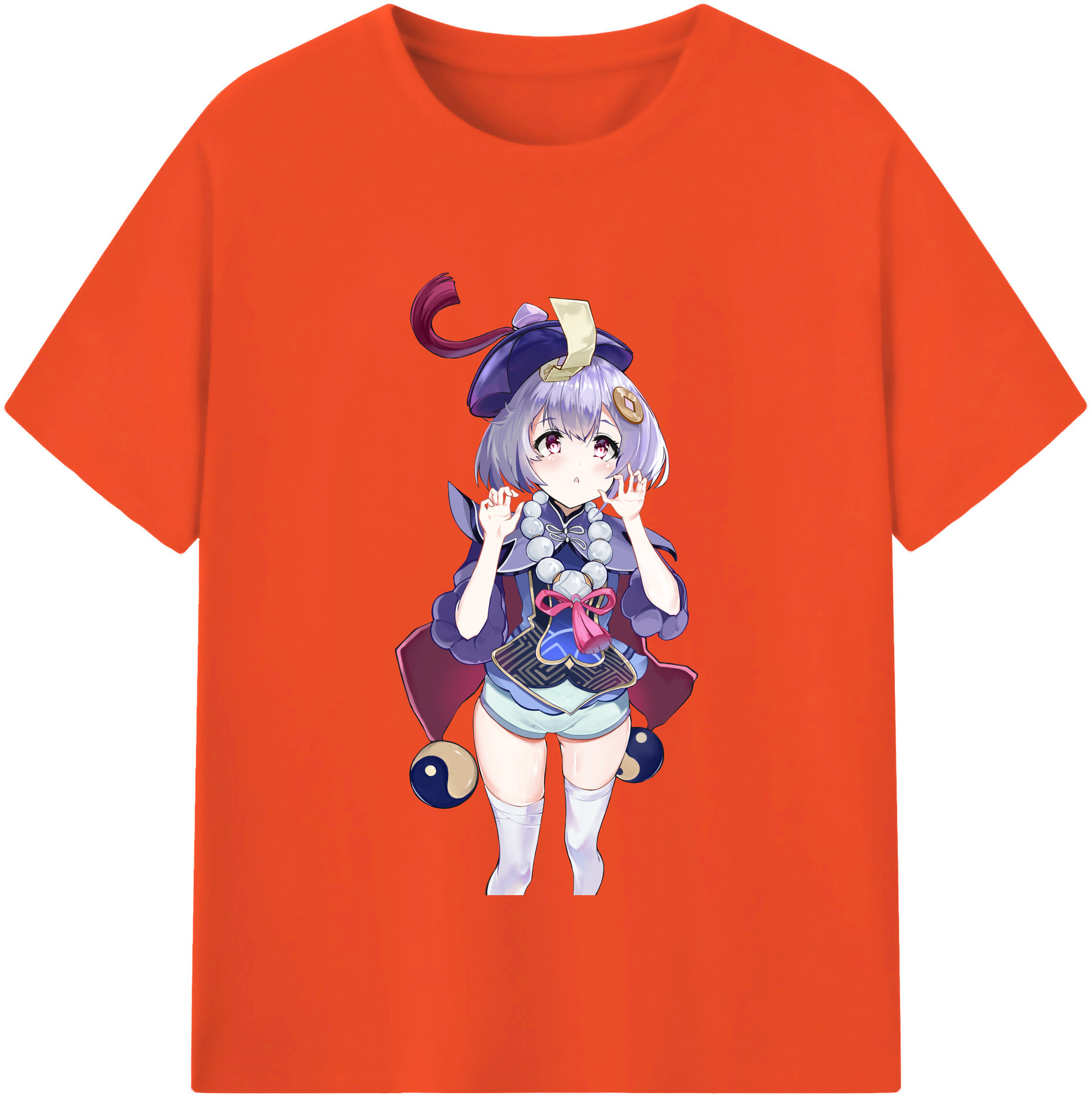 げんし神 七七 なな  genshin Nana 綿100％半袖Tシャツ（フロントプリント）