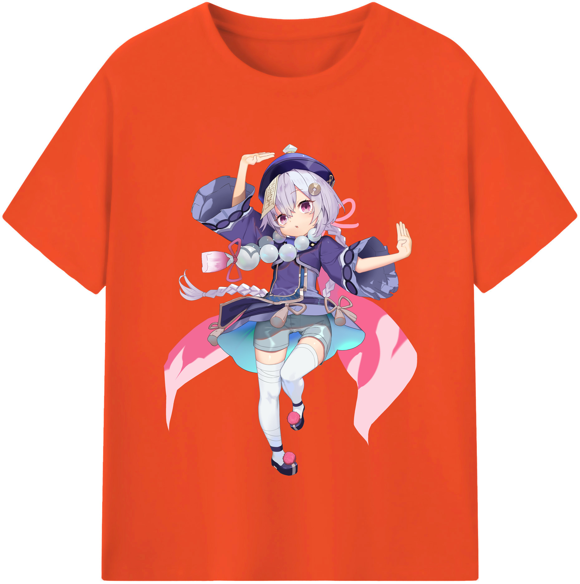 げんし神 七七 なな  genshin Nana 綿100％半袖Tシャツ（フロントプリント）
