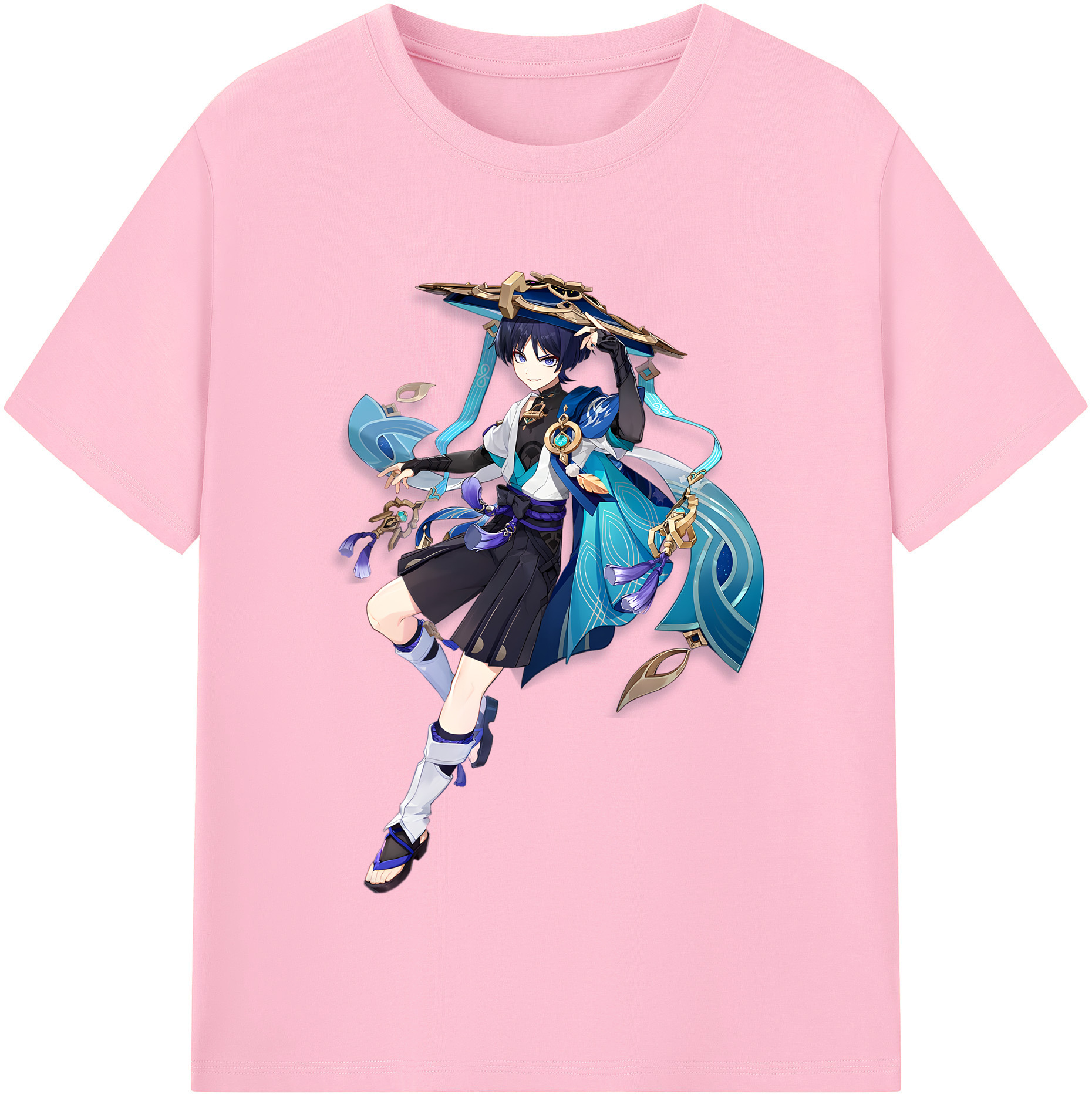 げんし神 さんペい genshin Sanpei 綿100％半袖Tシャツ（フロントプリント）