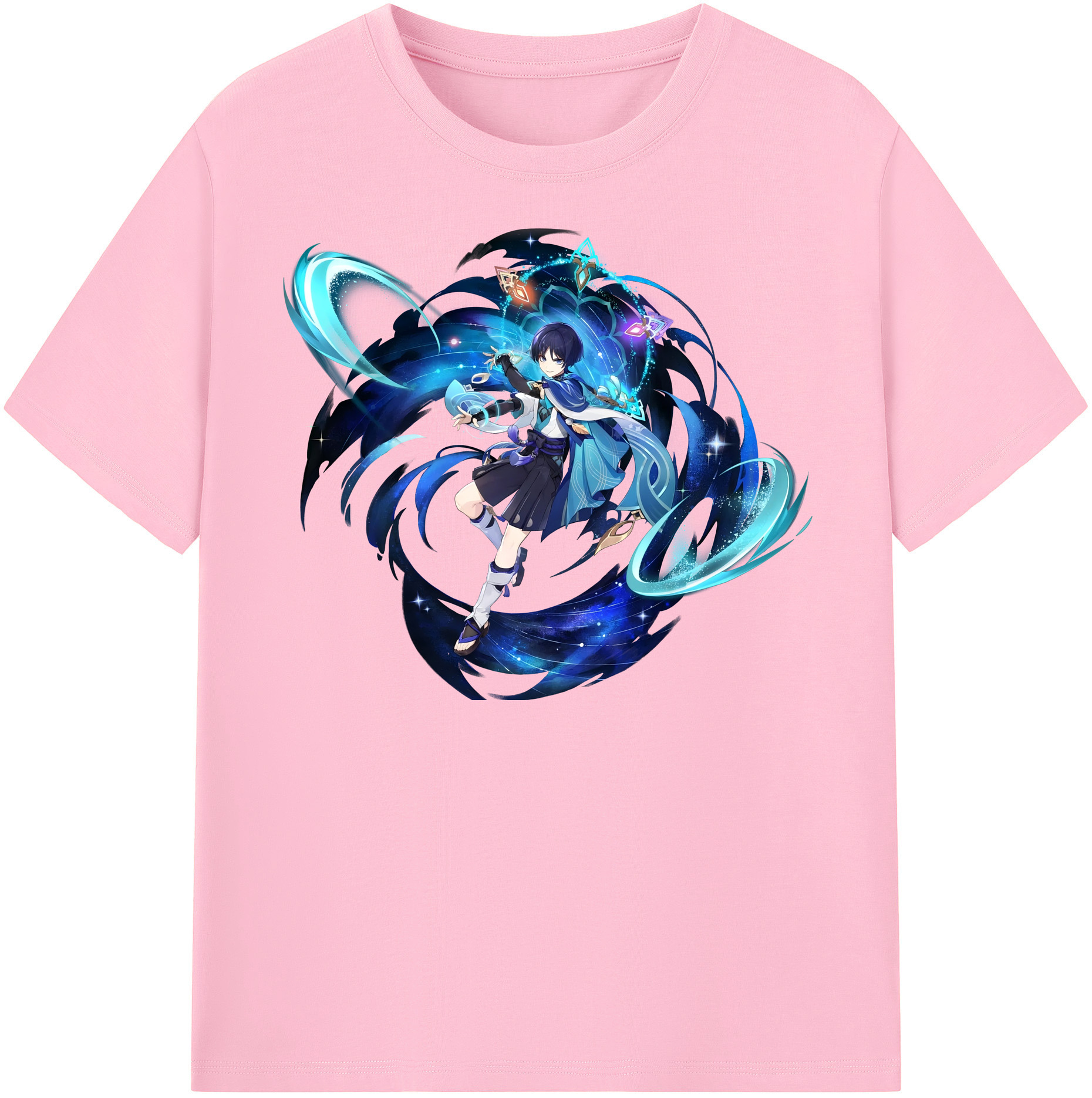 げんし神 さんペい genshin Sanpei 綿100％半袖Tシャツ（フロントプリント）