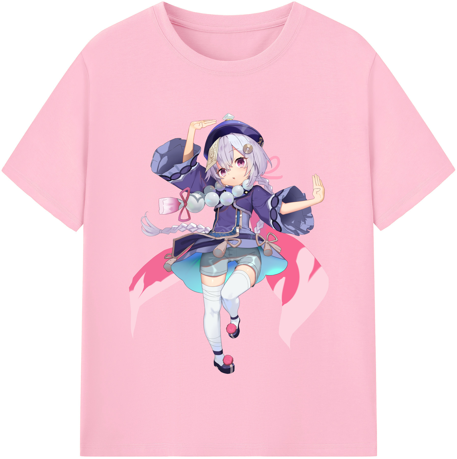 げんし神 七七 なな  genshin Nana 綿100％半袖Tシャツ（フロントプリント）