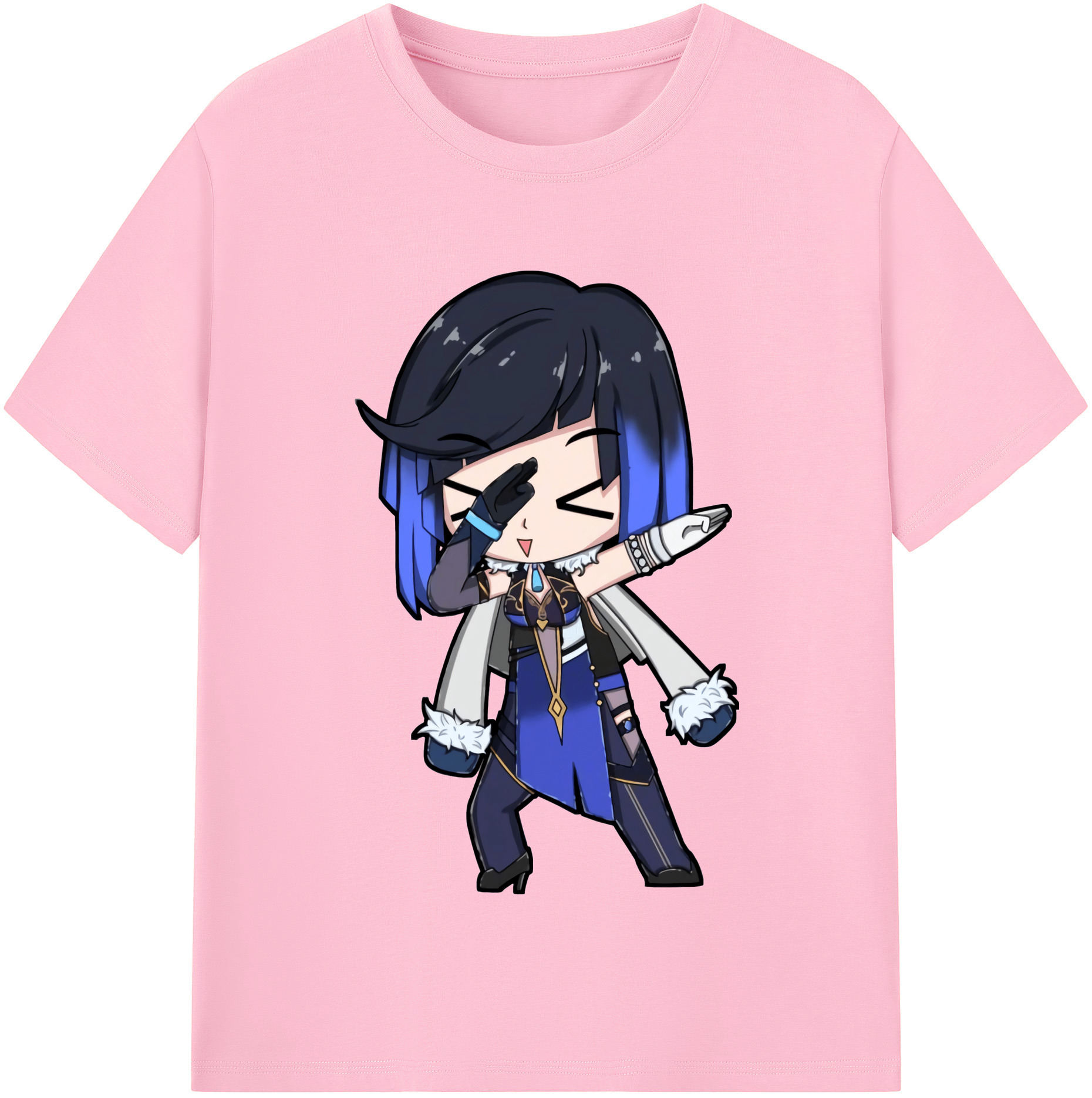 げんし神 夜兰 やらん genshin Yaran 綿100％半袖Tシャツ（フロントプリント）