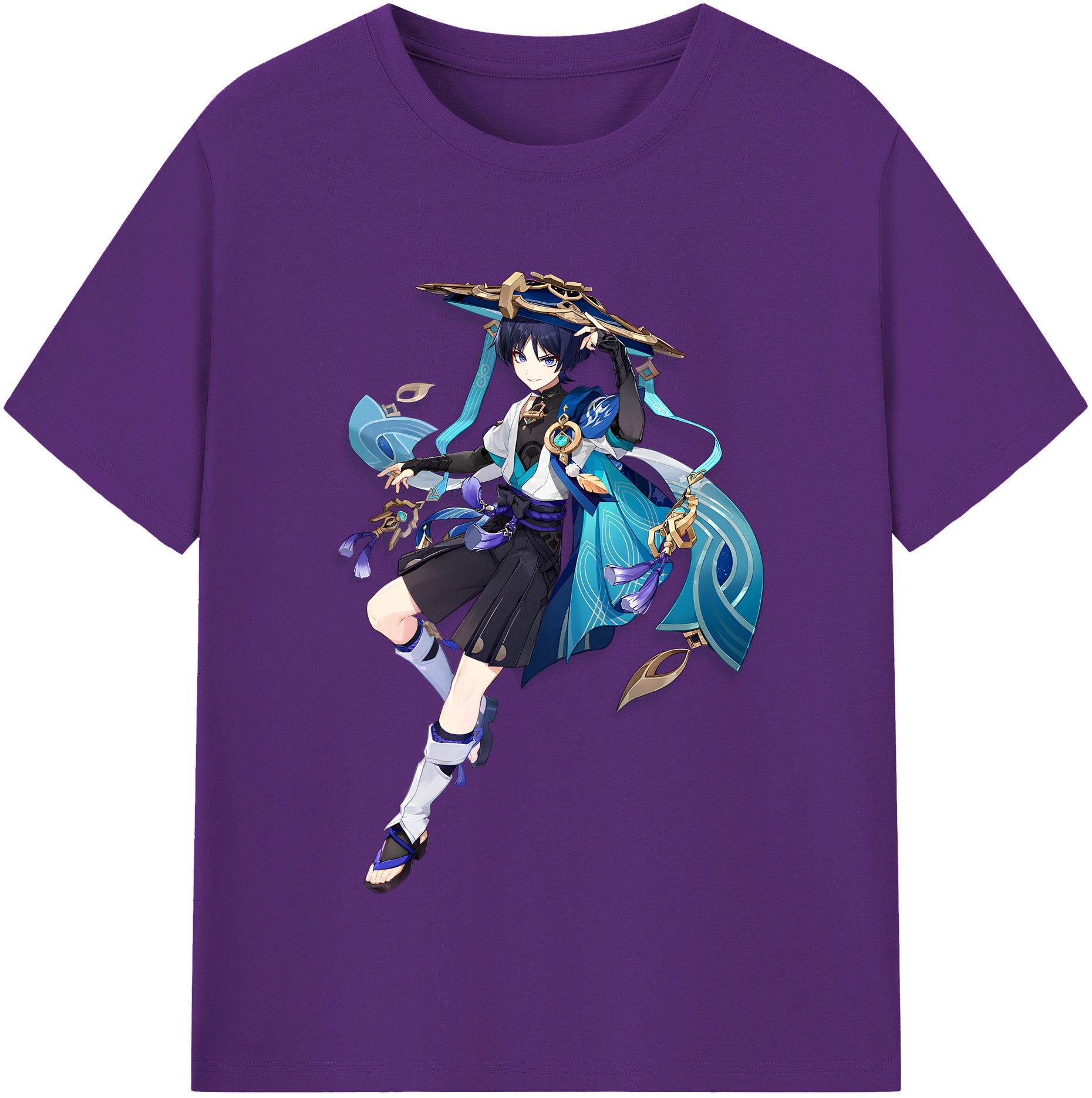げんし神 さんペい genshin Sanpei 綿100％半袖Tシャツ（フロントプリント）