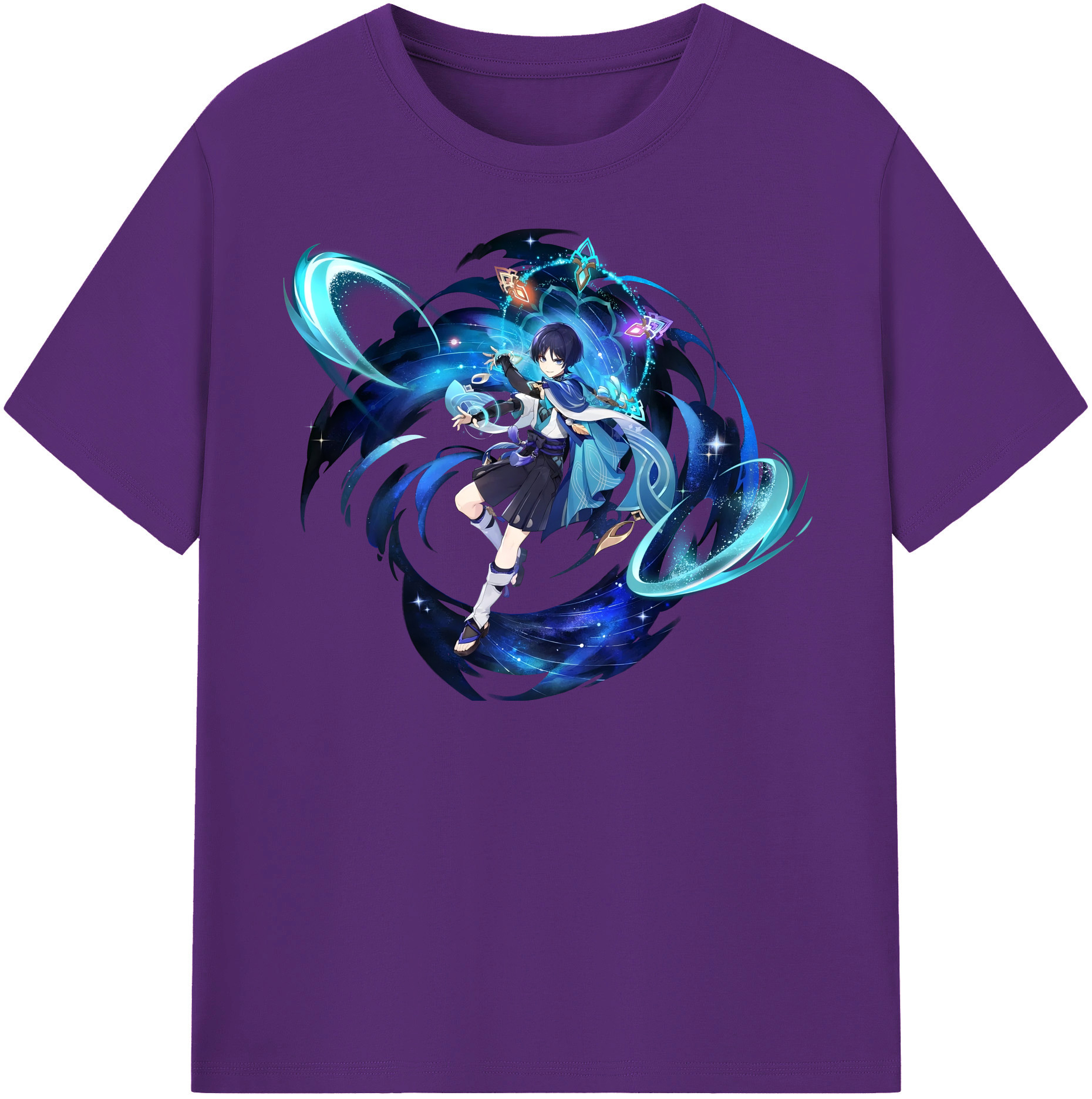 げんし神 さんペい genshin Sanpei 綿100％半袖Tシャツ（フロントプリント）
