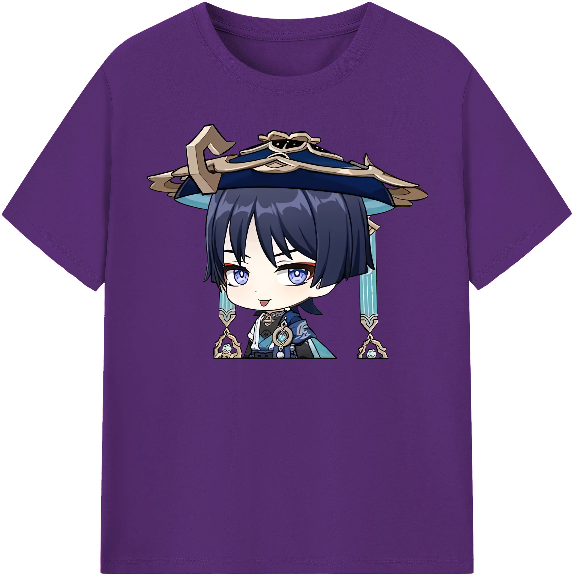 げんし神 さんペい genshin Sanpei 綿100％半袖Tシャツ（フロントプリント）