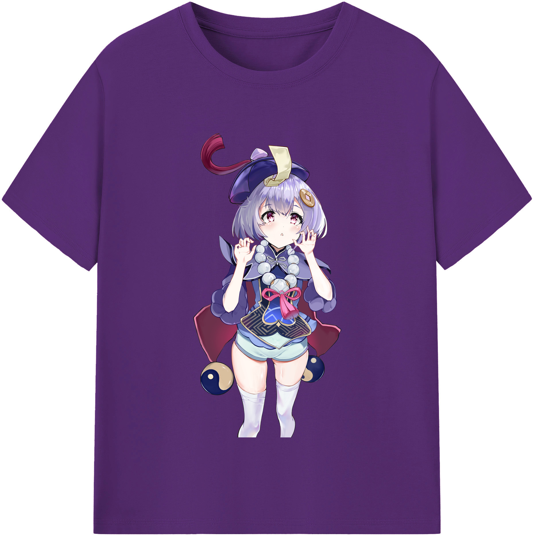 げんし神 七七 なな  genshin Nana 綿100％半袖Tシャツ（フロントプリント）
