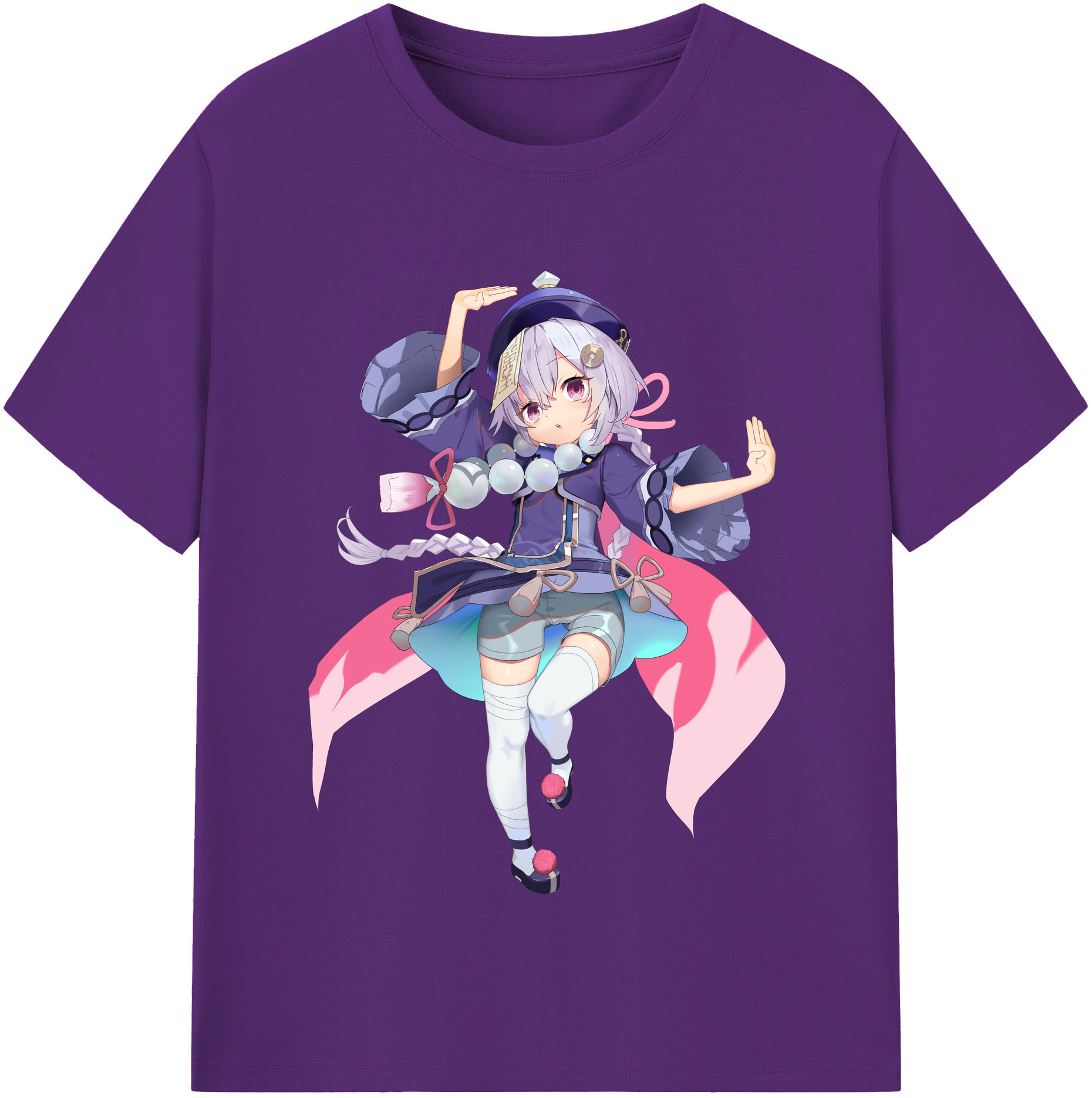 げんし神 七七 なな  genshin Nana 綿100％半袖Tシャツ（フロントプリント）