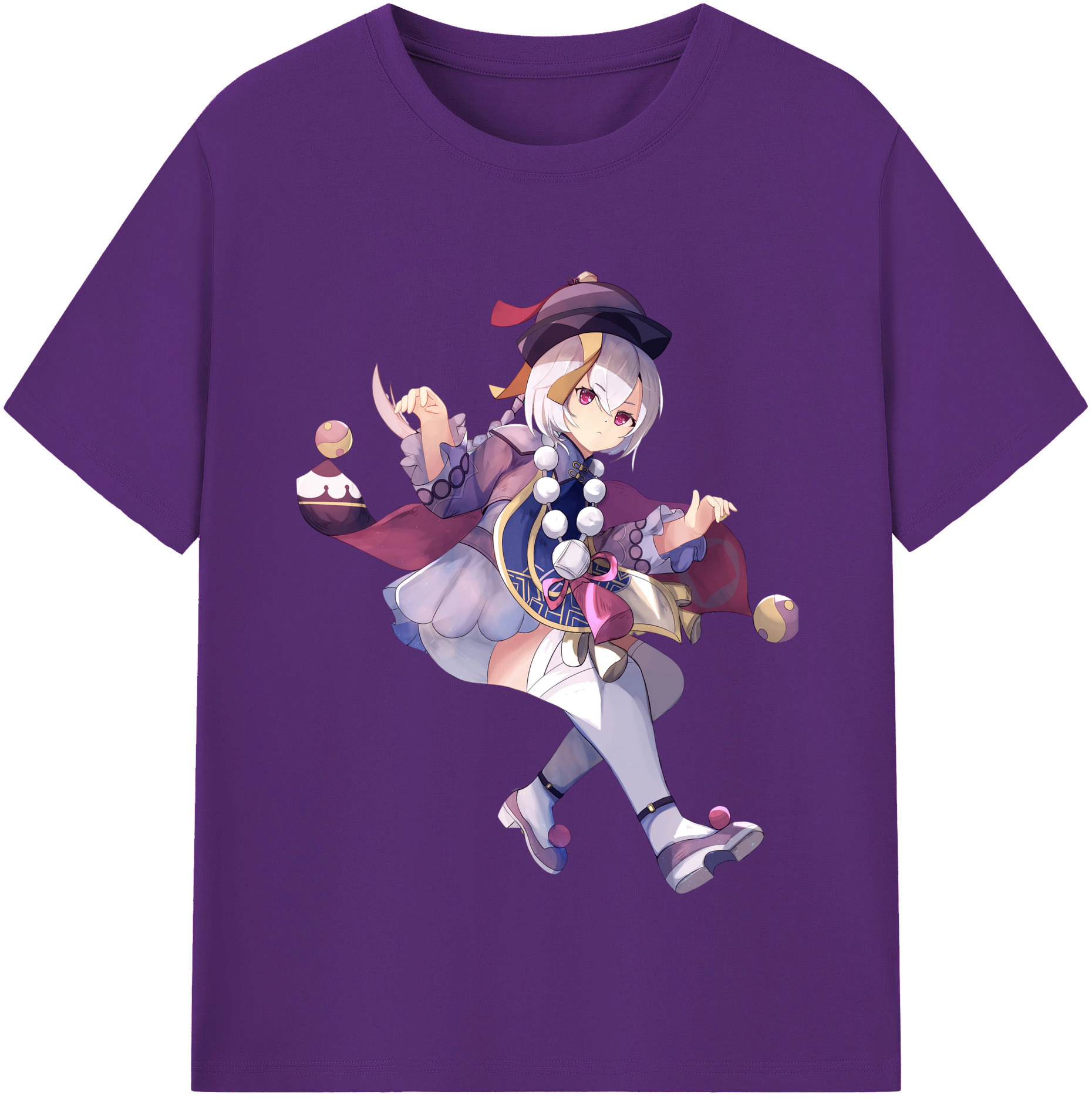 げんし神 七七 なな  genshin Nana 綿100％半袖Tシャツ（フロントプリント）