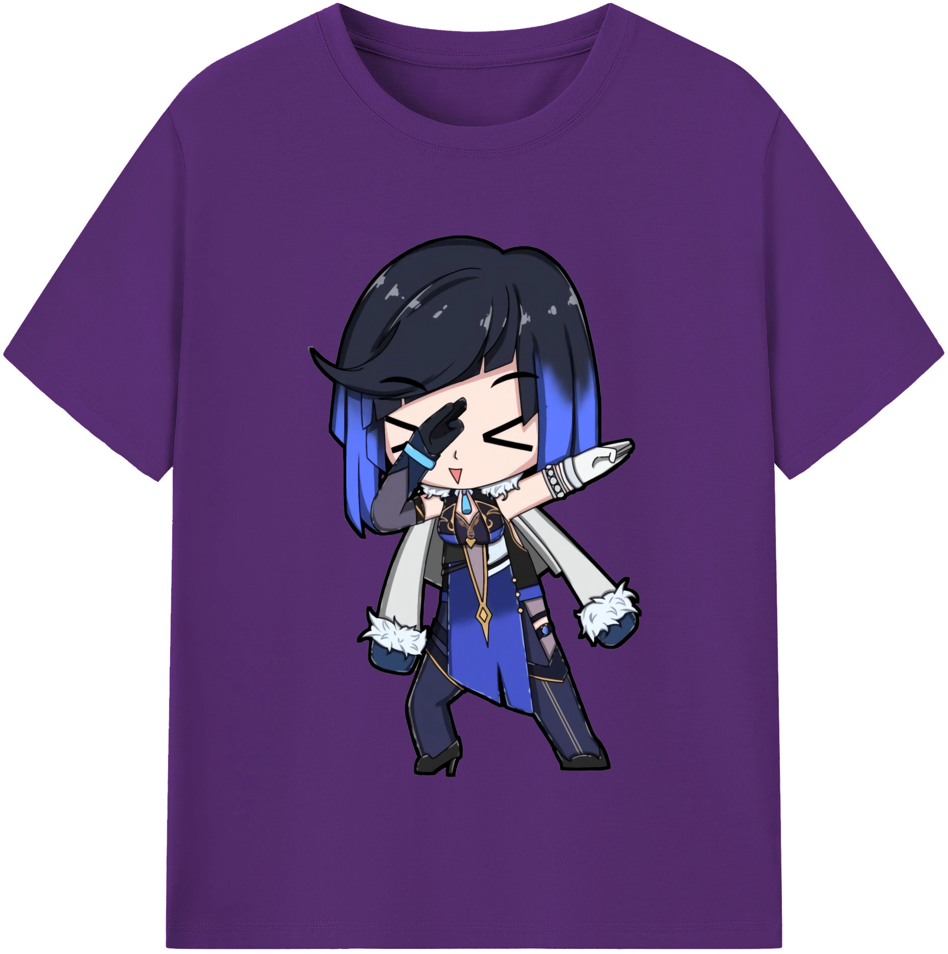 げんし神 夜兰 やらん genshin Yaran 綿100％半袖Tシャツ（フロントプリント）
