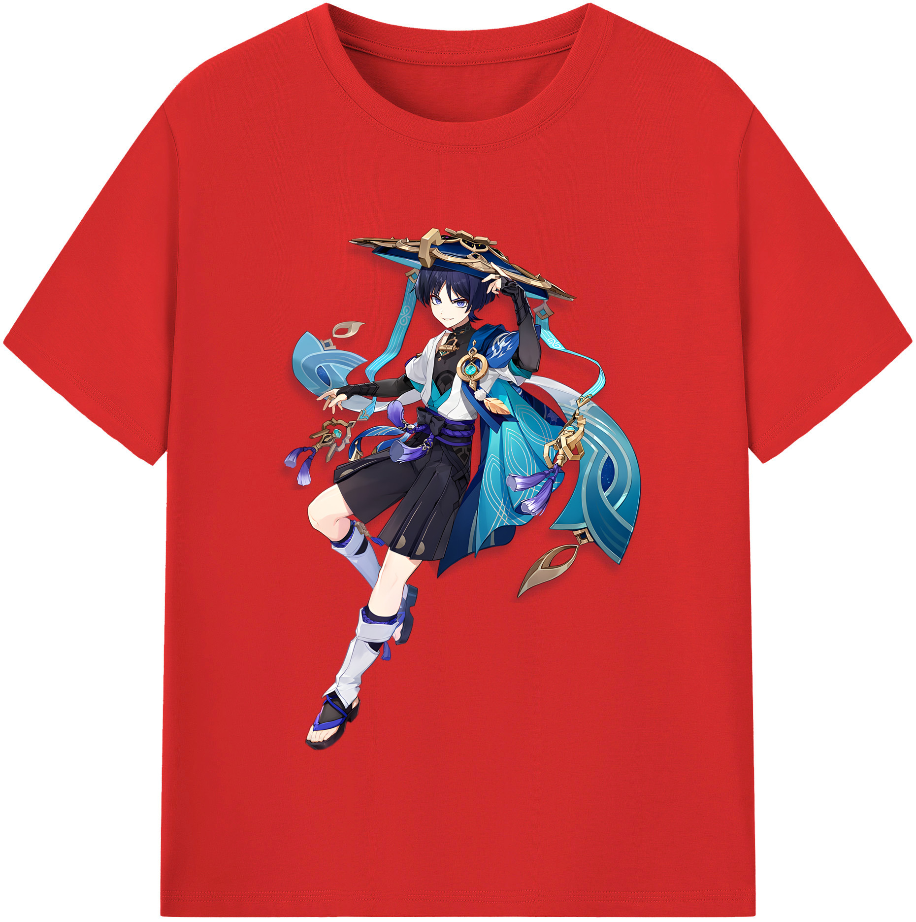 げんし神 さんペい genshin Sanpei 綿100％半袖Tシャツ（フロントプリント）