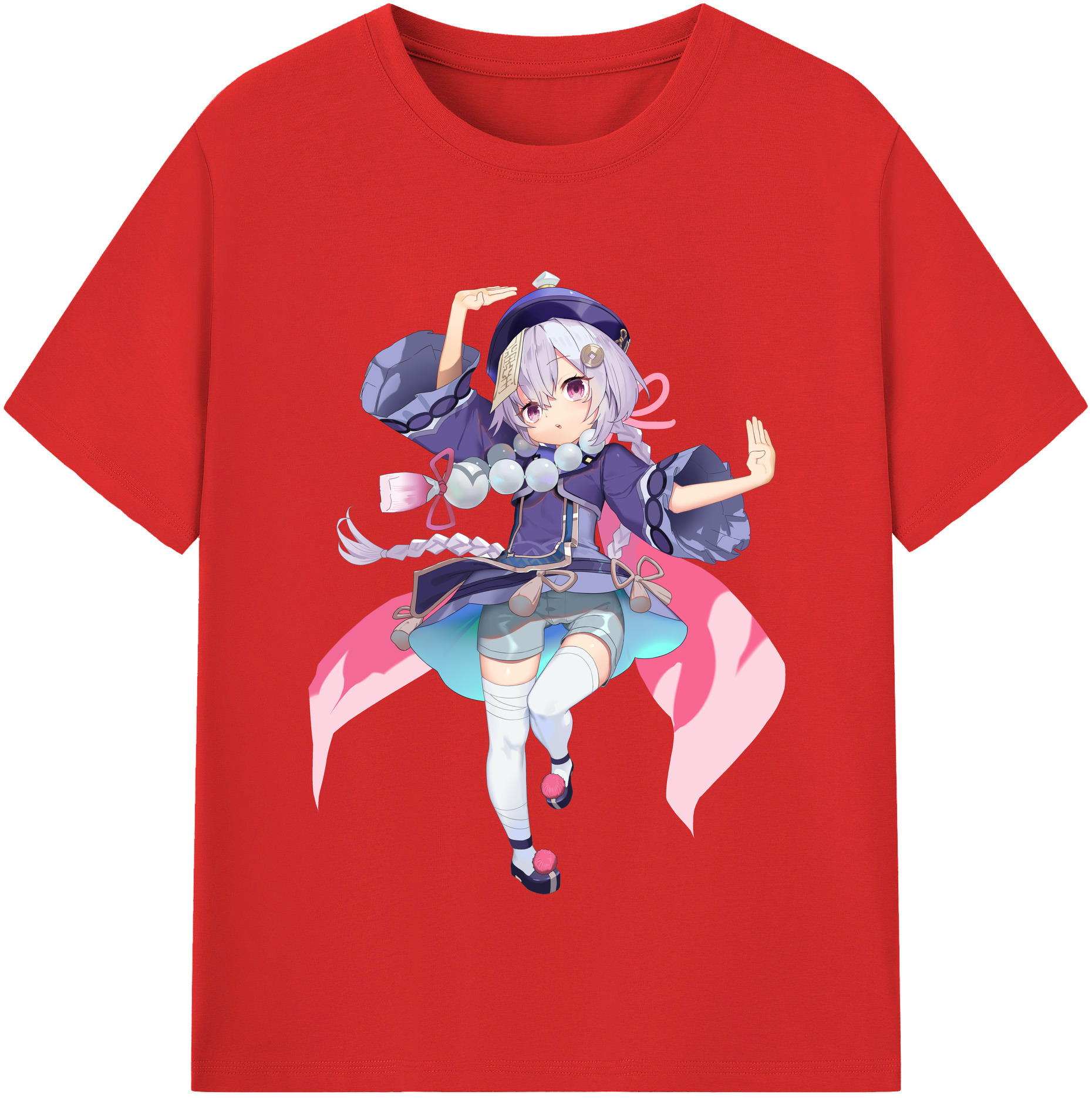 げんし神 七七 なな  genshin Nana 綿100％半袖Tシャツ（フロントプリント）