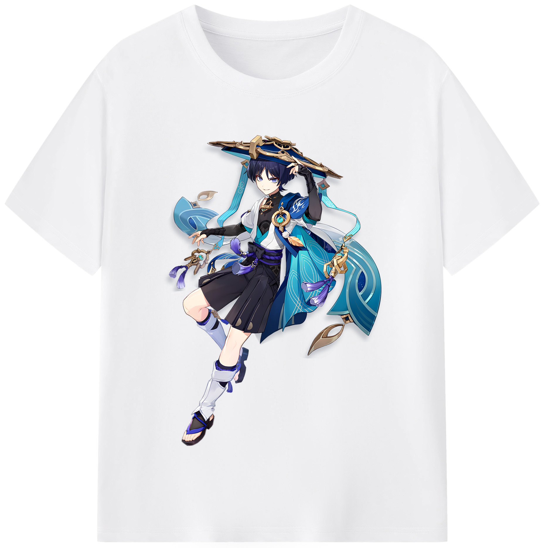 げんし神 さんペい genshin Sanpei 綿100％半袖Tシャツ（フロントプリント）