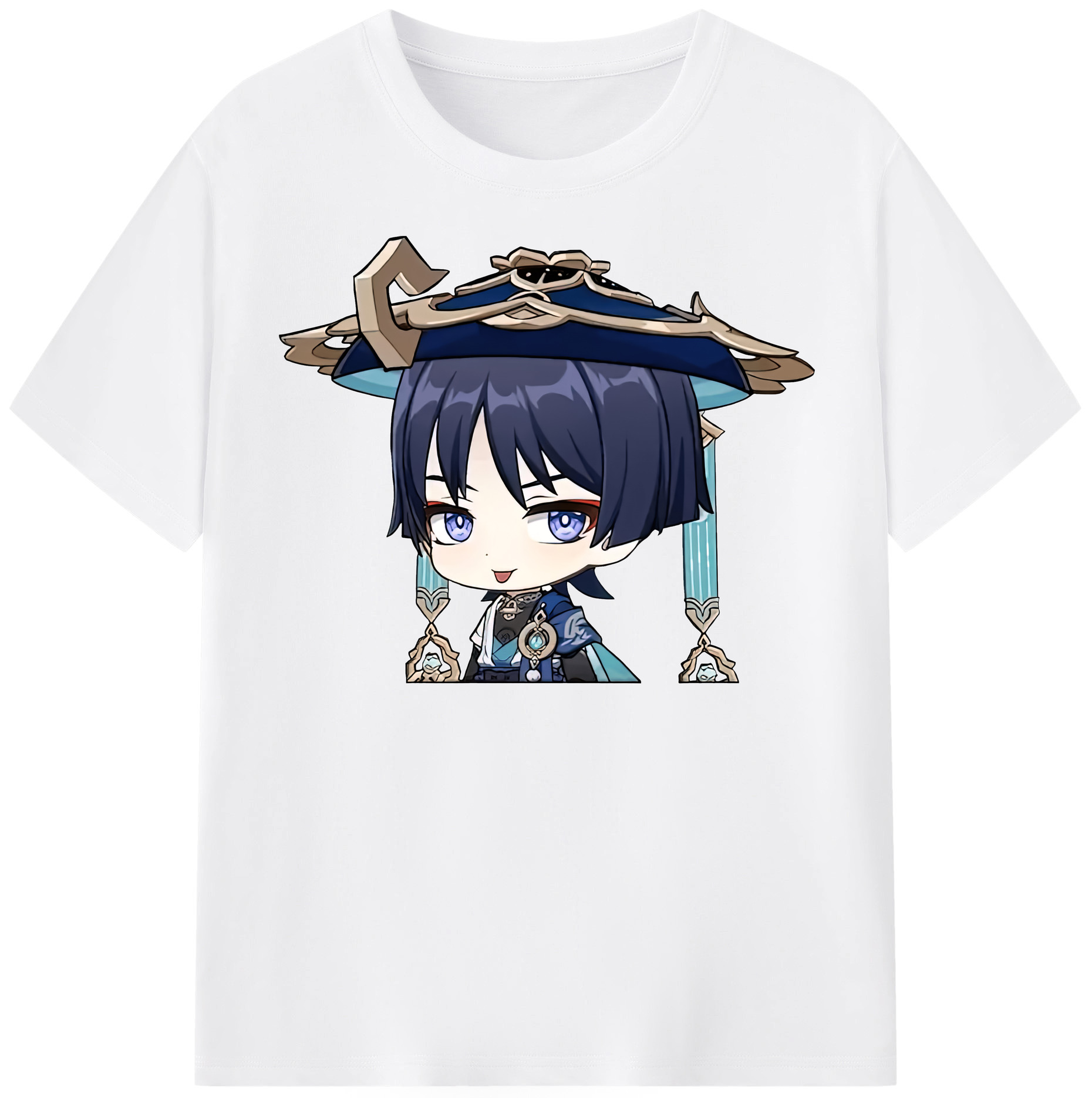 げんし神 さんペい genshin Sanpei 綿100％半袖Tシャツ（フロントプリント）