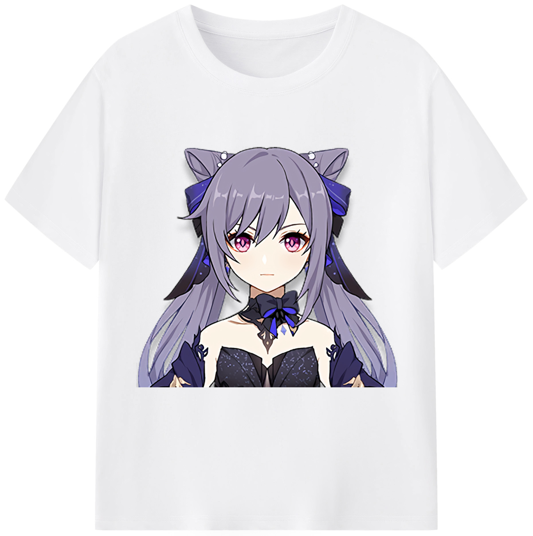 げんし神 刻晴 こくせい genshin Kokusei 綿100％半袖Tシャツ（フロントプリント）