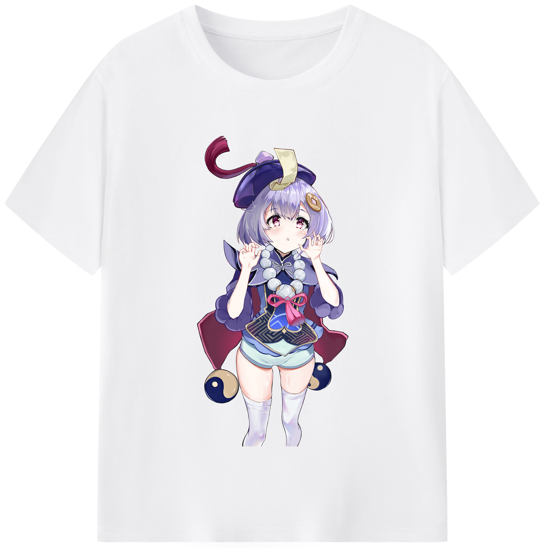 げんし神 七七 なな  genshin Nana 綿100％半袖Tシャツ（フロントプリント）