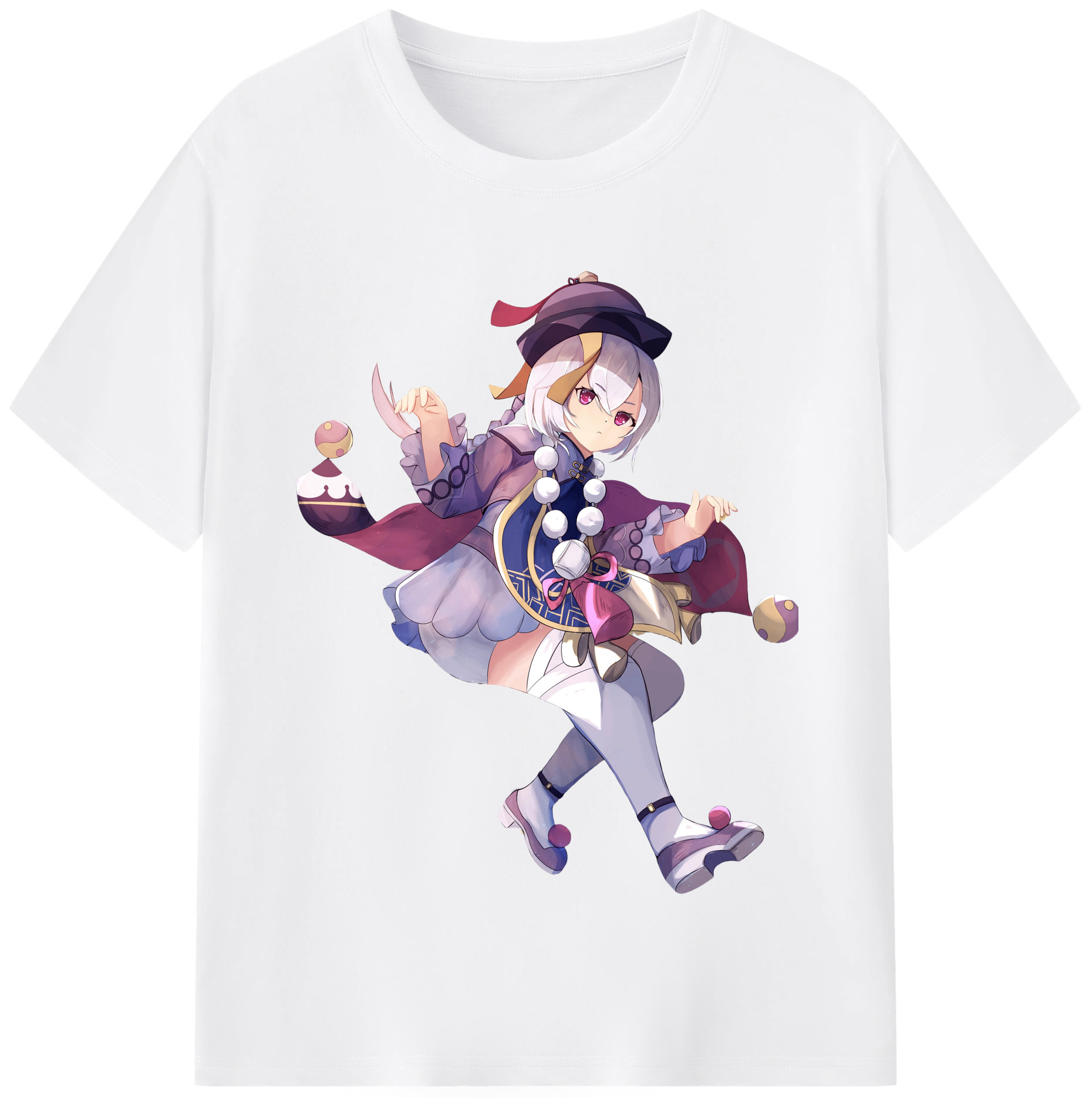 げんし神 七七 なな  genshin Nana 綿100％半袖Tシャツ（フロントプリント）