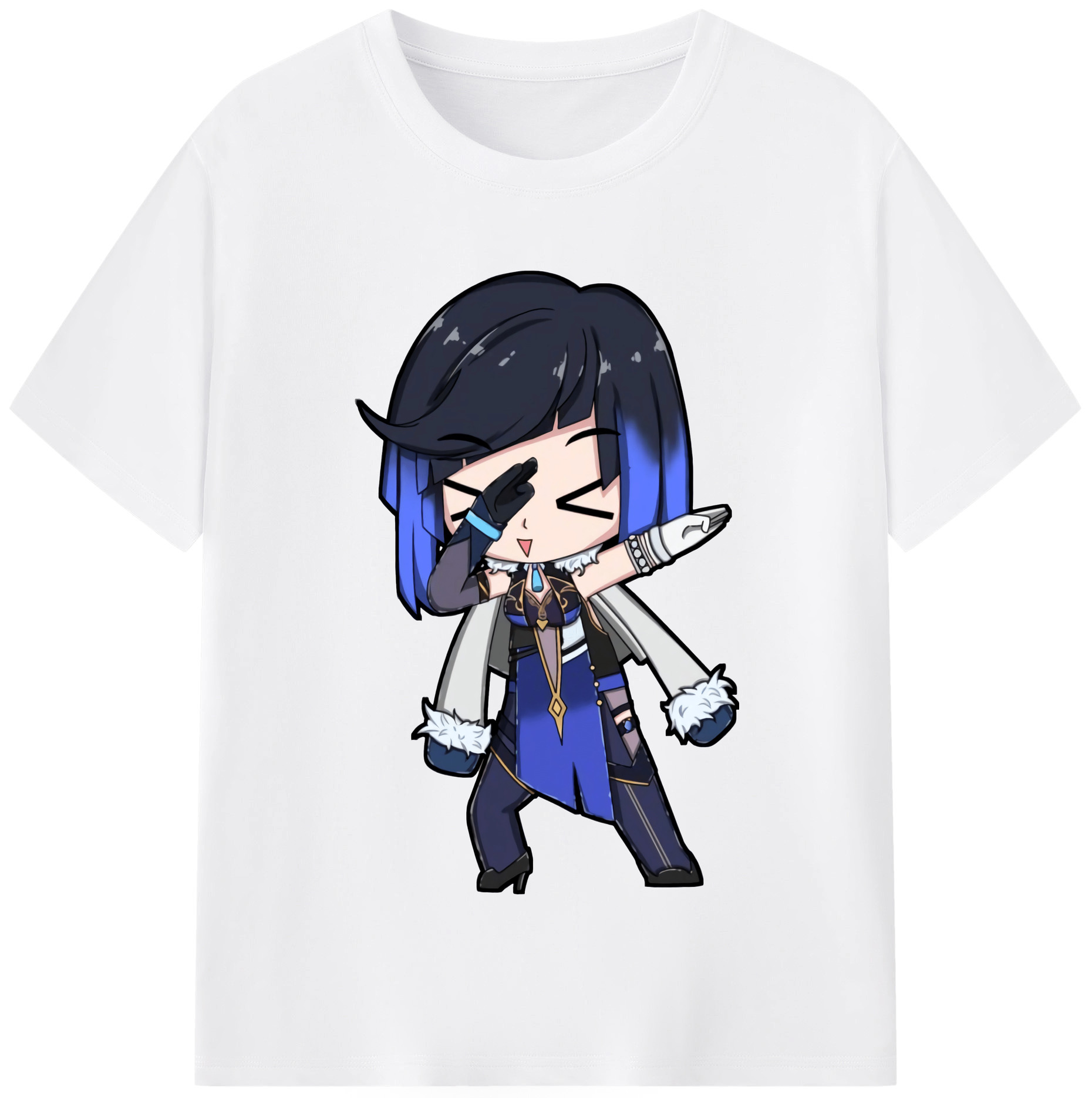げんし神 夜兰 やらん genshin Yaran 綿100％半袖Tシャツ（フロントプリント）