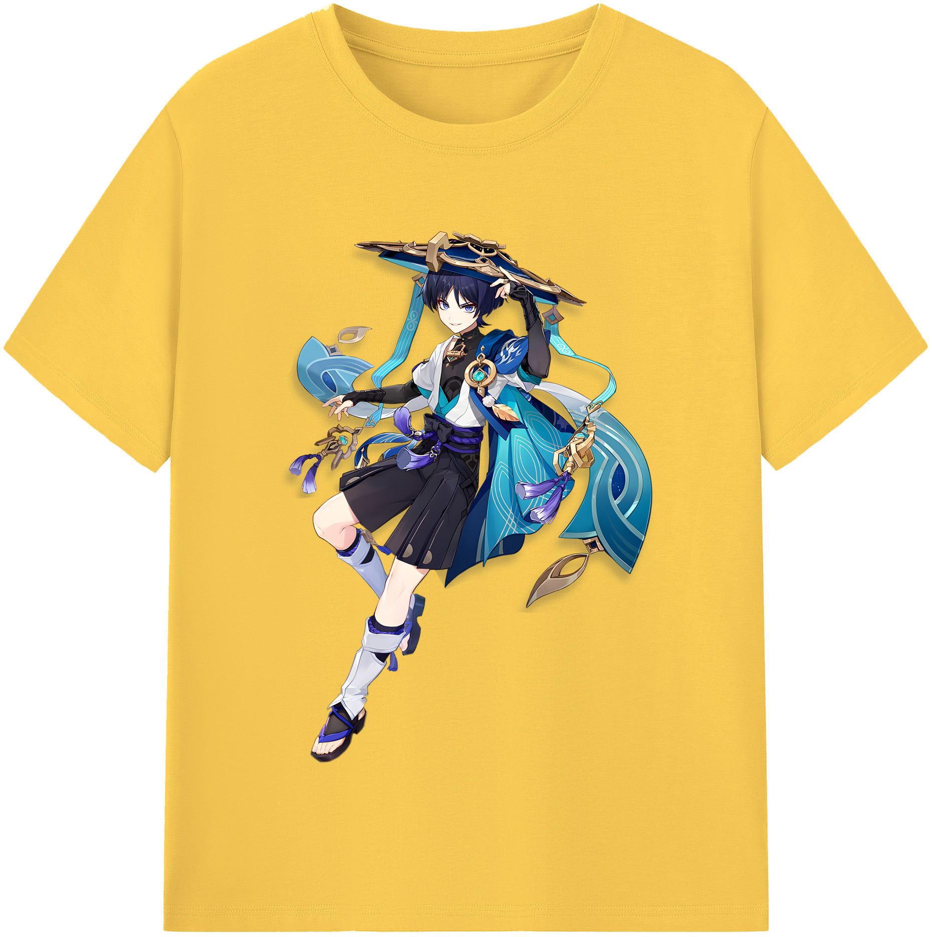 げんし神 さんペい genshin Sanpei 綿100％半袖Tシャツ（フロントプリント）