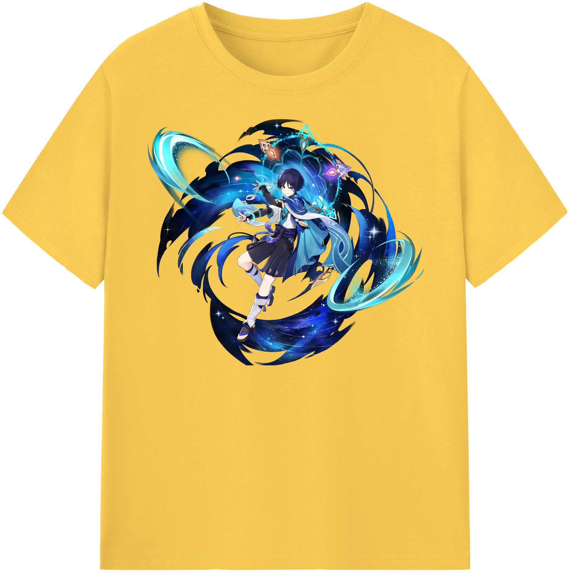 げんし神 さんペい genshin Sanpei 綿100％半袖Tシャツ（フロントプリント）