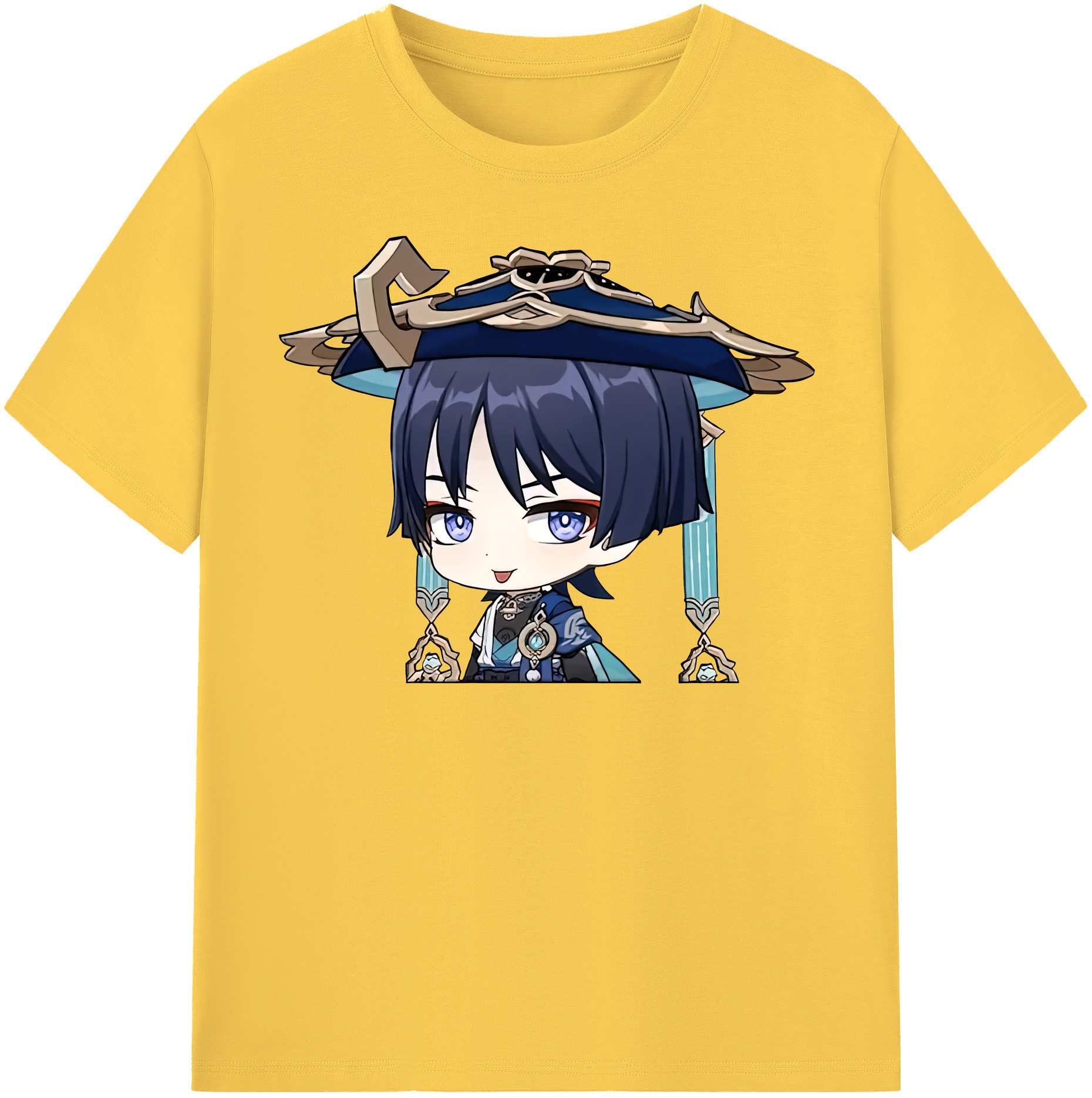 げんし神 さんペい genshin Sanpei 綿100％半袖Tシャツ（フロントプリント）
