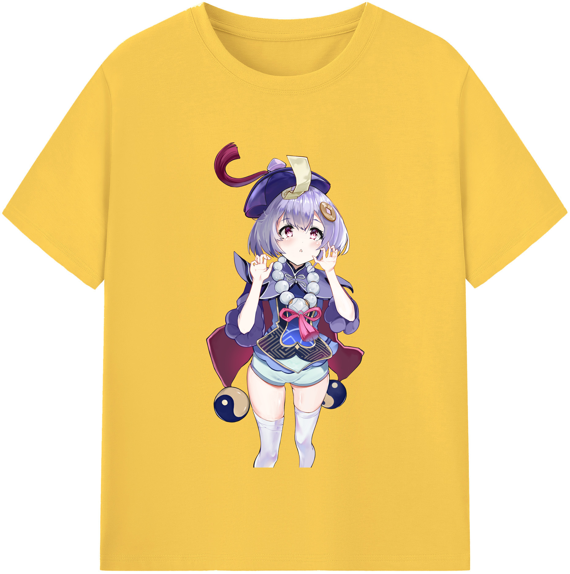 げんし神 七七 なな  genshin Nana 綿100％半袖Tシャツ（フロントプリント）