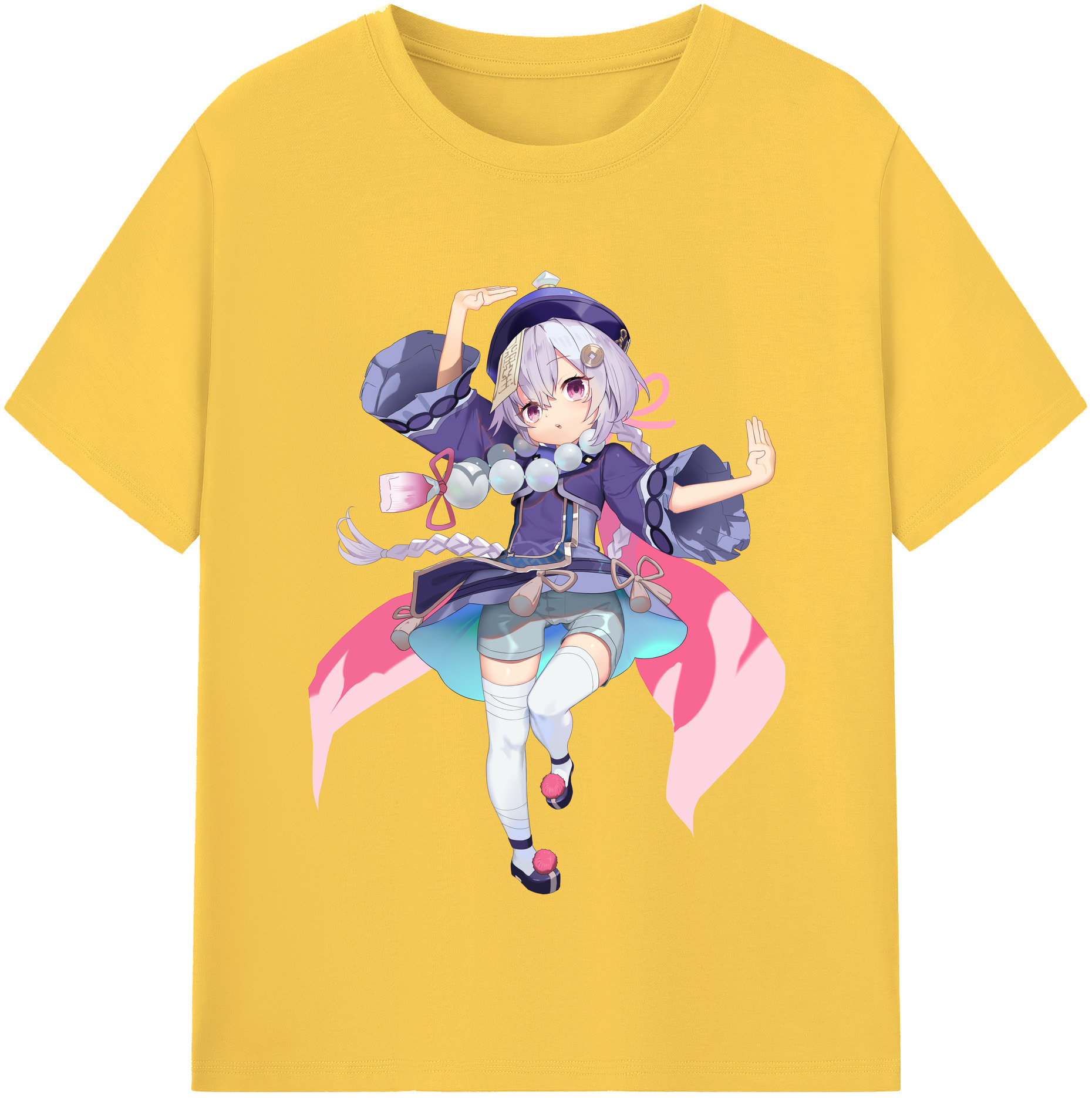 げんし神 七七 なな  genshin Nana 綿100％半袖Tシャツ（フロントプリント）