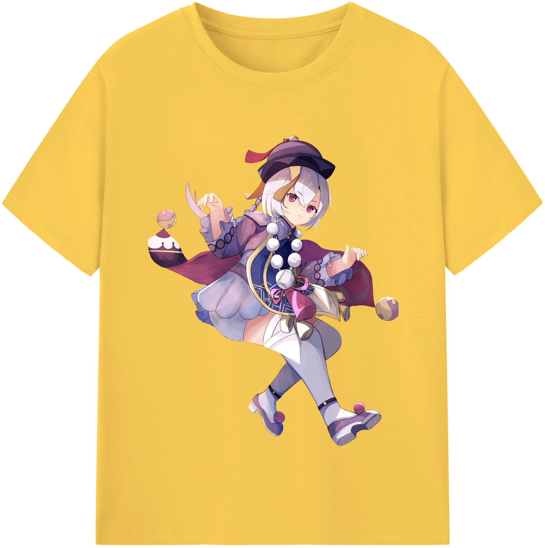 げんし神 七七 なな  genshin Nana 綿100％半袖Tシャツ（フロントプリント）