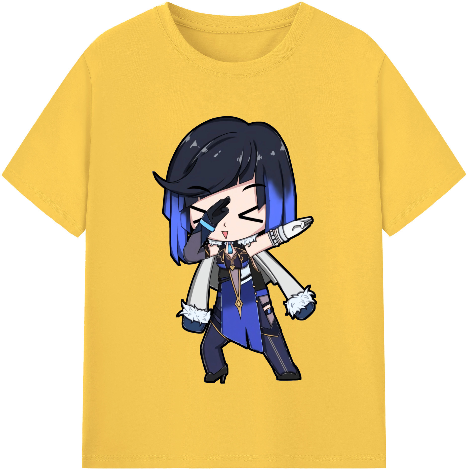 げんし神 夜兰 やらん genshin Yaran 綿100％半袖Tシャツ（フロントプリント）
