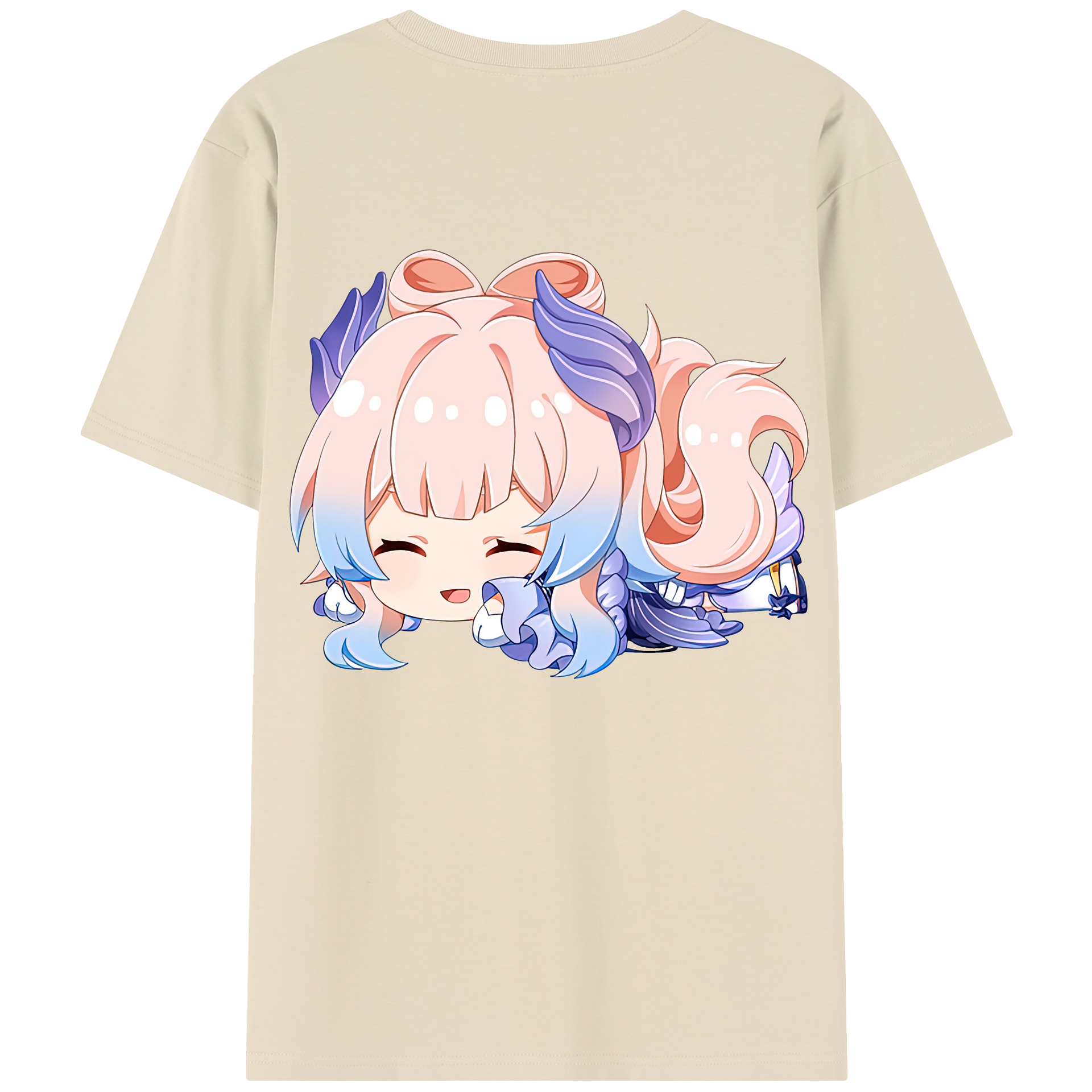 げんし神 珊瑚宮心海 サンゴノミヤ・ココミ genshin Sangonomiya Kokomi 綿100％半袖Tシャツ（背面プリント）
