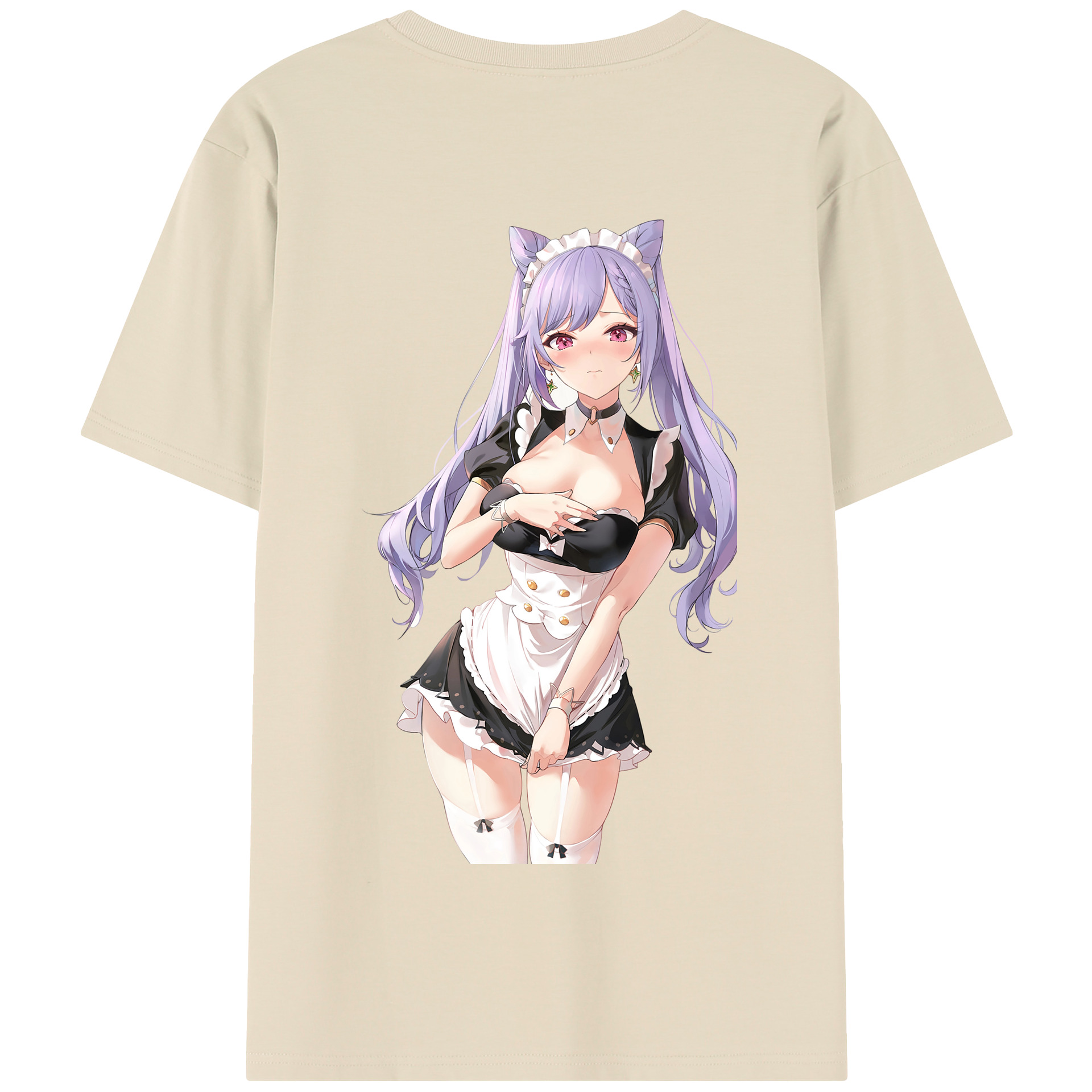 げんし神 刻晴 こくせい genshin Kokusei 綿100％半袖Tシャツ（背面プリント）