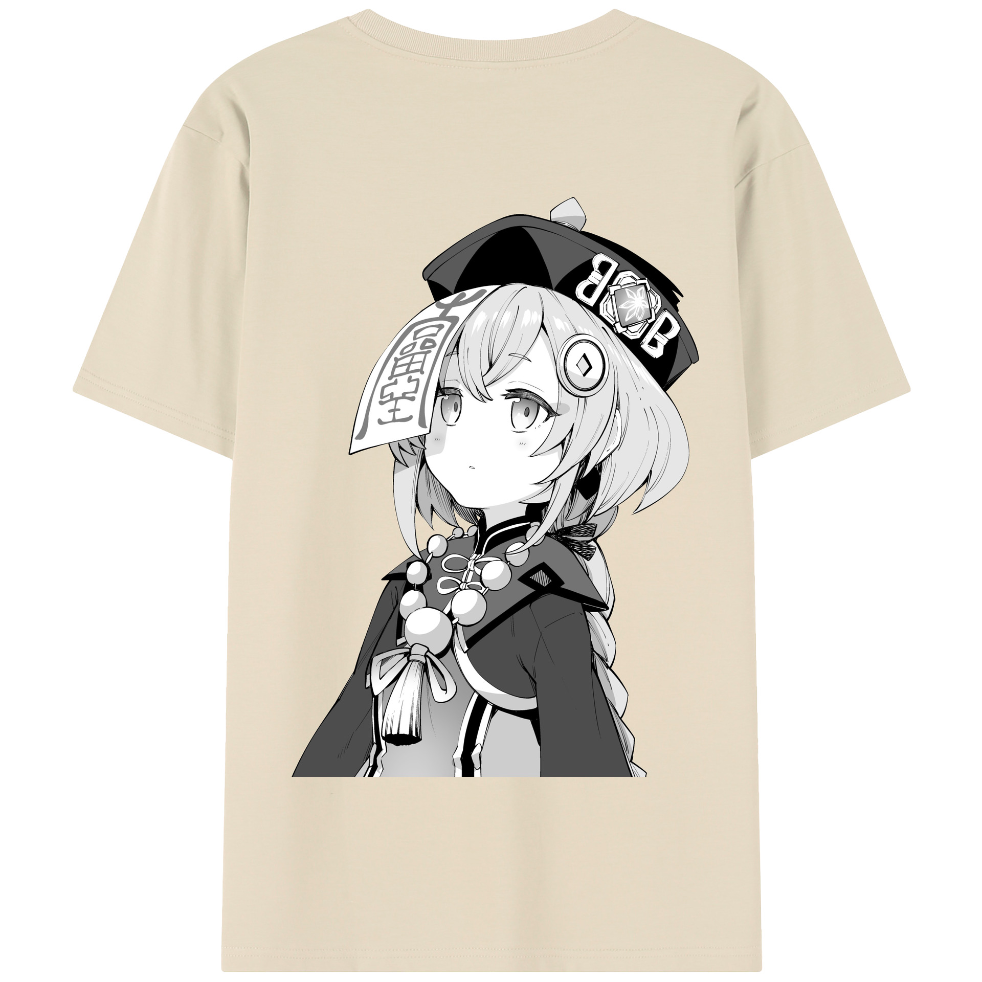 げんし神 七七 なな  genshin Nana 綿100％半袖Tシャツ（背面プリント）