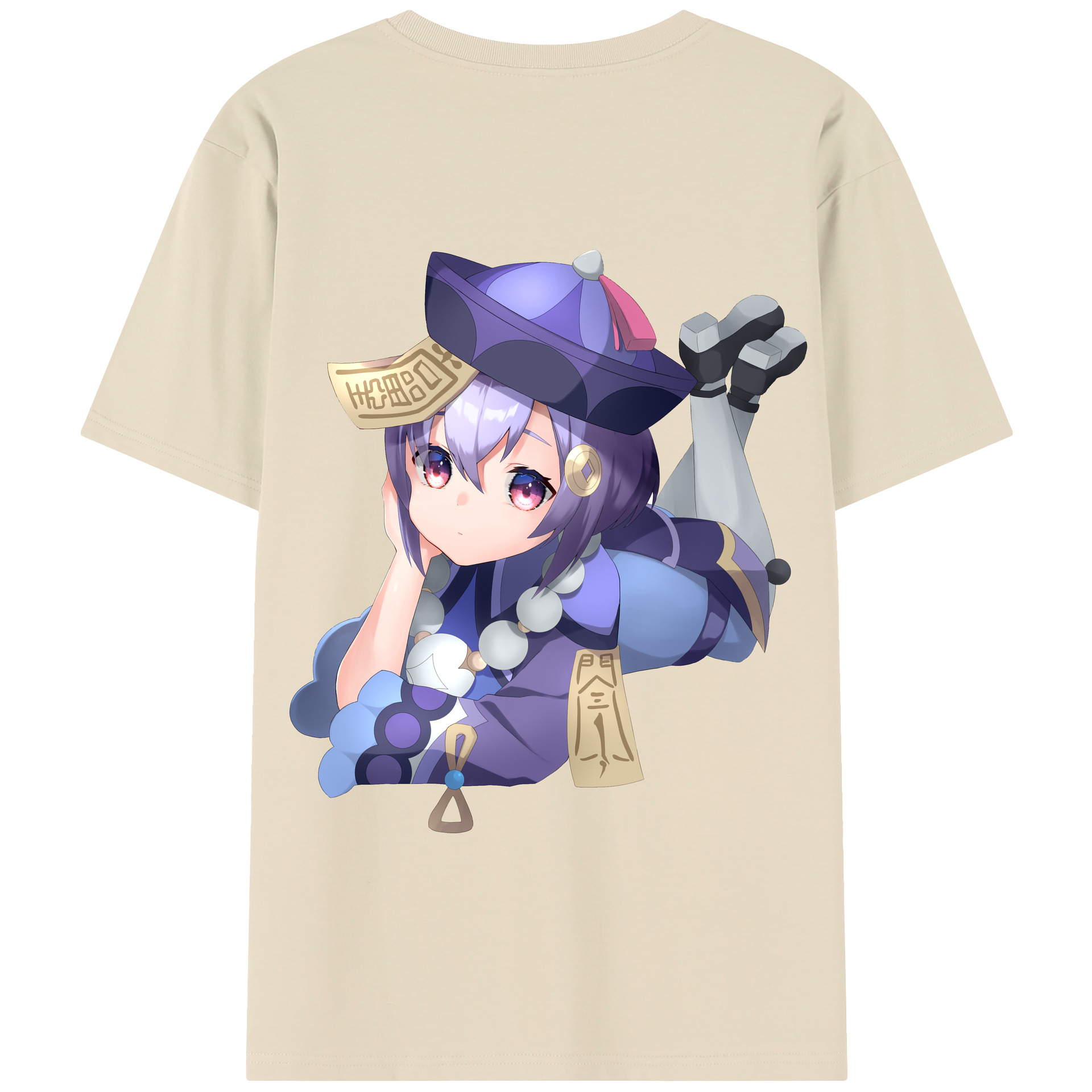 げんし神 七七 なな  genshin Nana 綿100％半袖Tシャツ（背面プリント）
