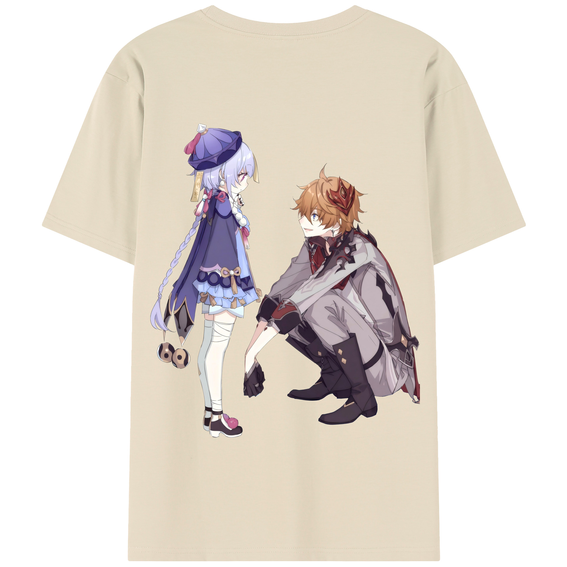 げんし神 七七 なな  genshin Nana 綿100％半袖Tシャツ（背面プリント）