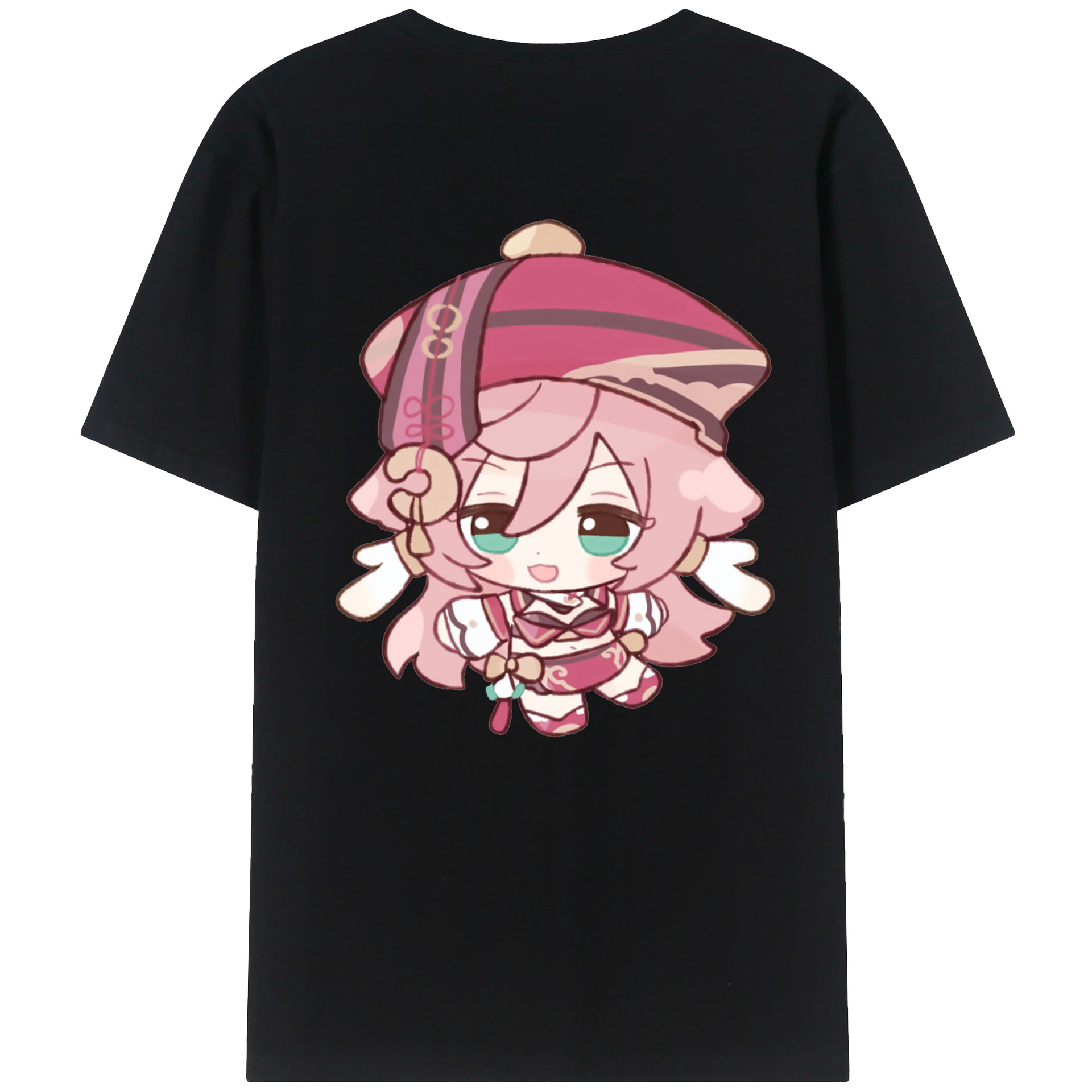 げんし神 ヤンフェイ genshin Yanfei 綿100％半袖Tシャツ（背面プリント）