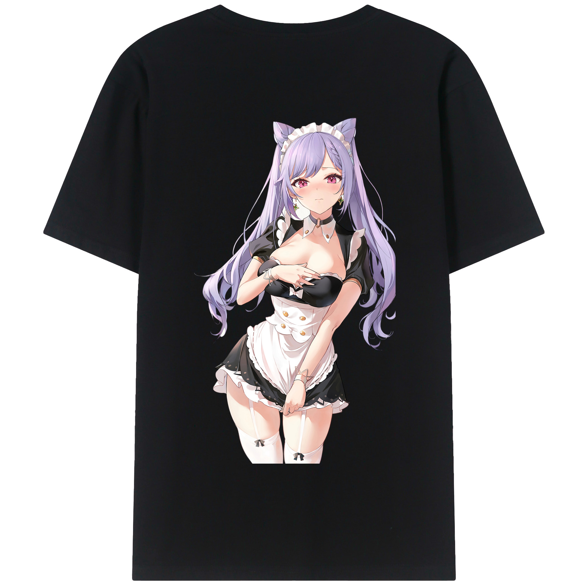 げんし神 刻晴 こくせい genshin Kokusei 綿100％半袖Tシャツ（背面プリント）