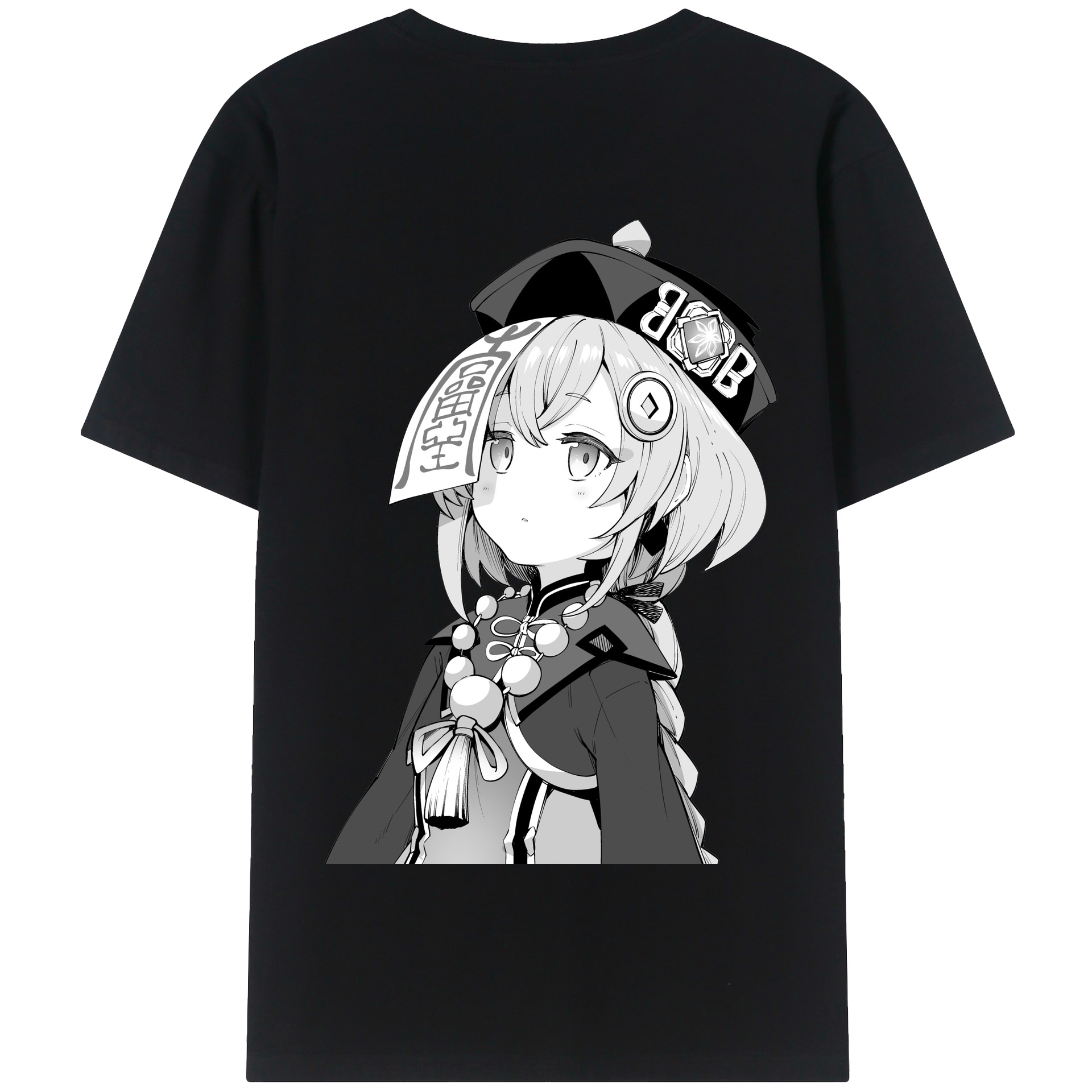 げんし神 七七 なな  genshin Nana 綿100％半袖Tシャツ（背面プリント）