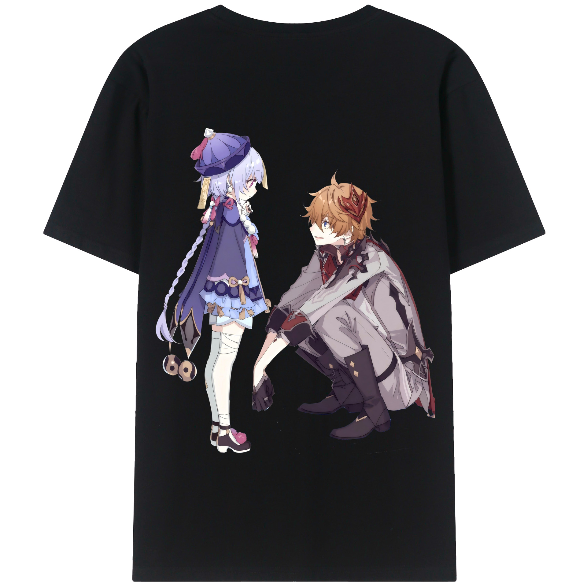 げんし神 七七 なな  genshin Nana 綿100％半袖Tシャツ（背面プリント）