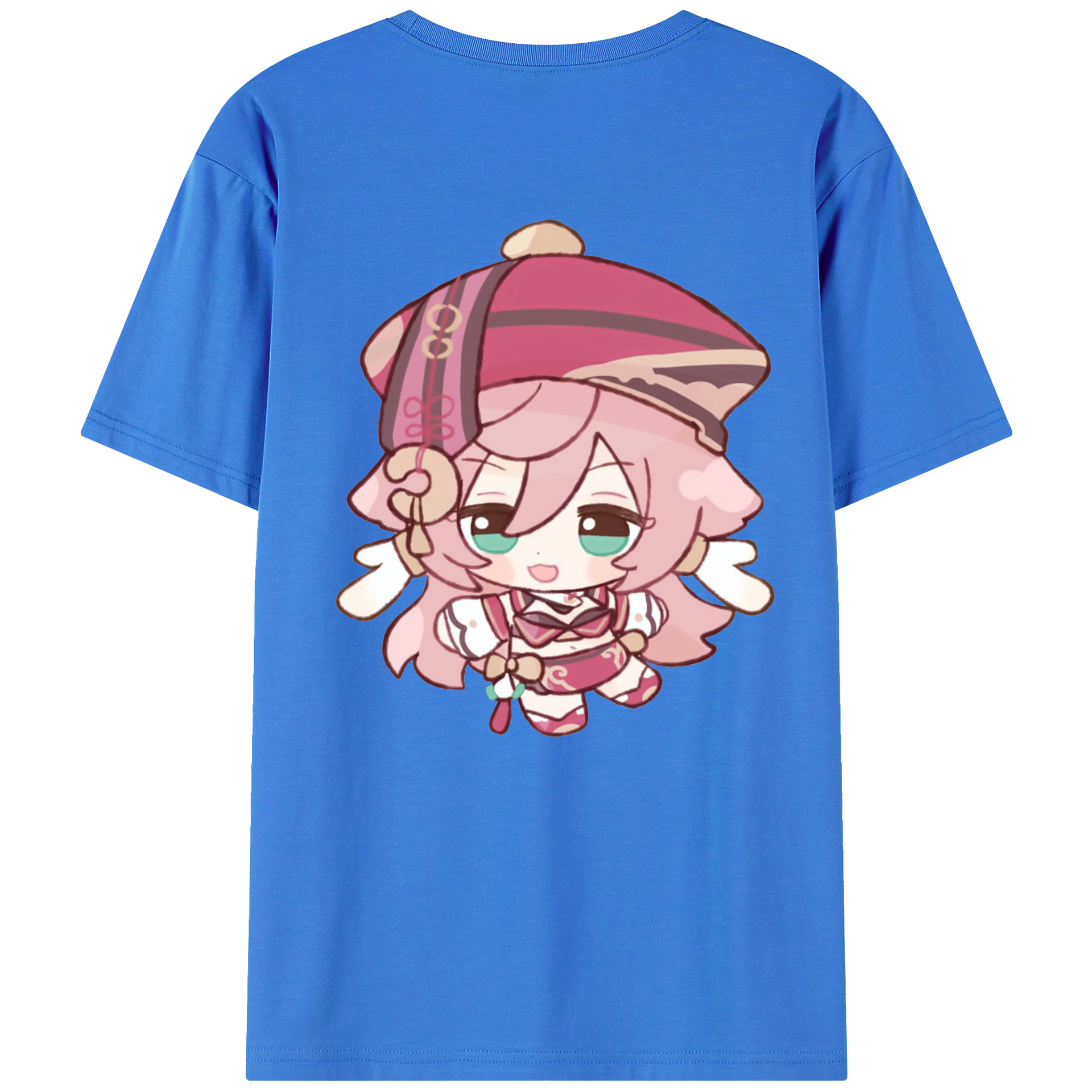 げんし神 ヤンフェイ genshin Yanfei 綿100％半袖Tシャツ（背面プリント）
