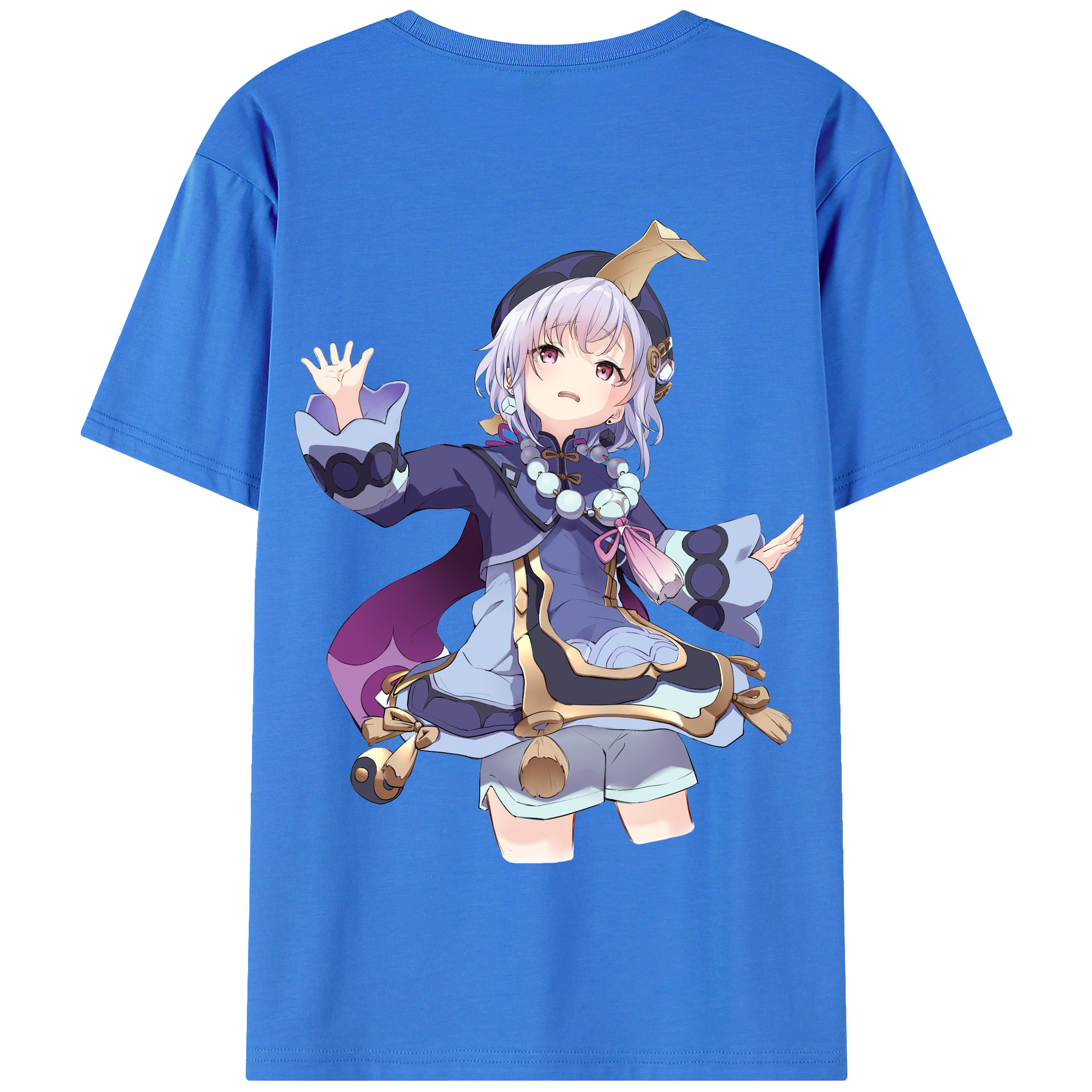 げんし神 七七 なな  genshin Nana 綿100％半袖Tシャツ（背面プリント）
