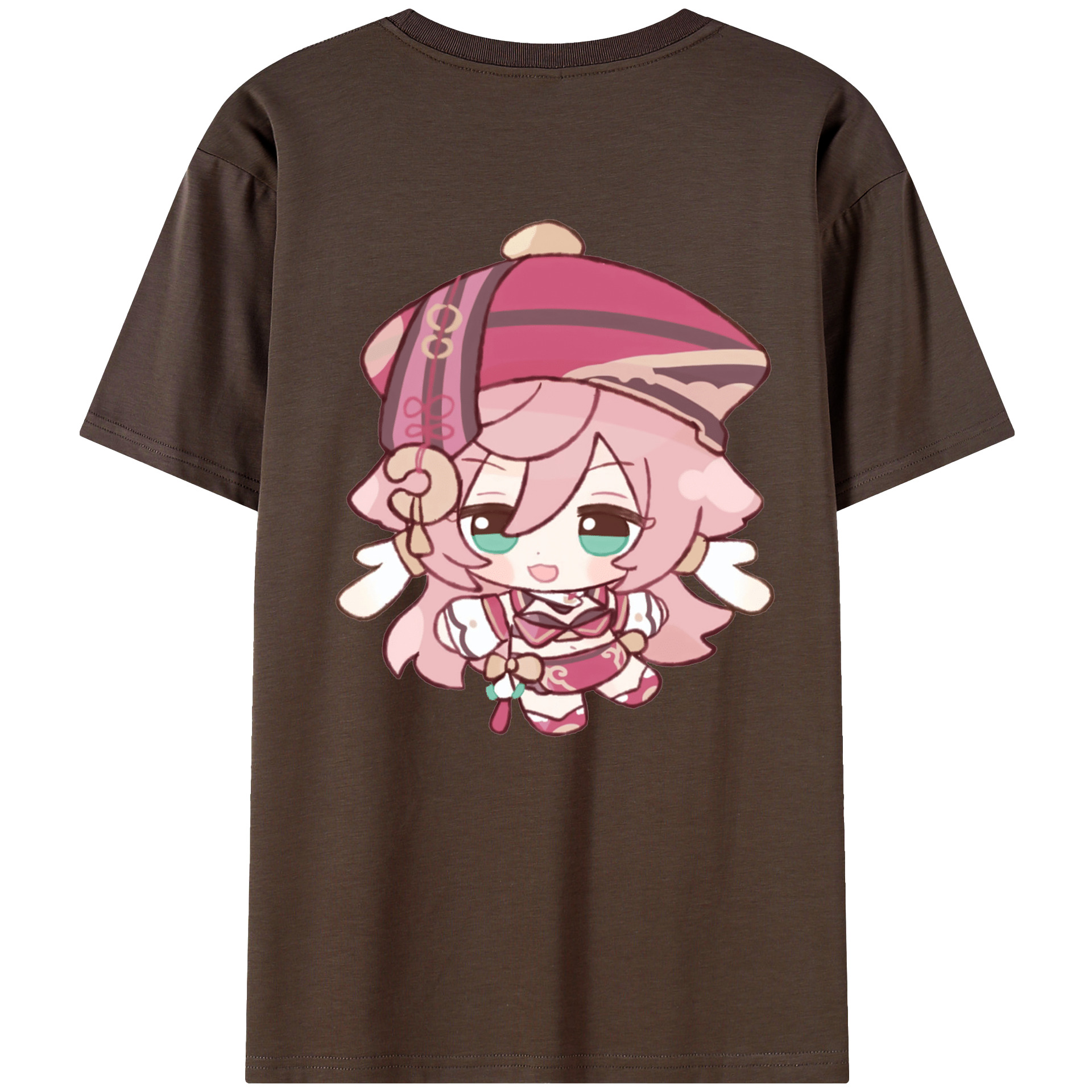 げんし神 ヤンフェイ genshin Yanfei 綿100％半袖Tシャツ（背面プリント）