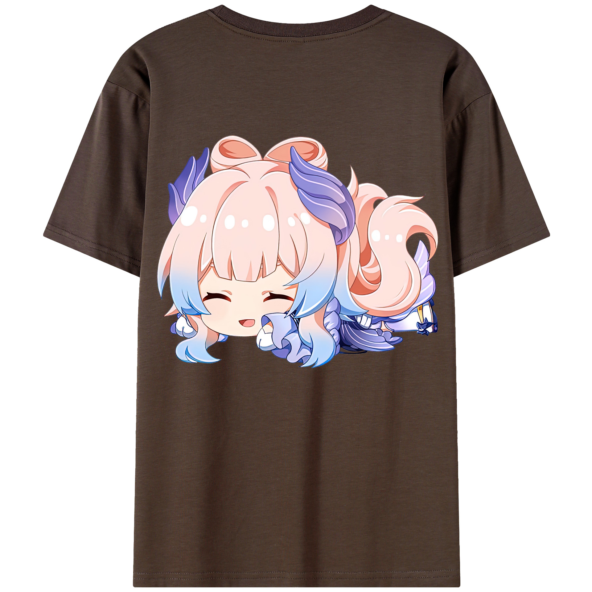 げんし神 珊瑚宮心海 サンゴノミヤ・ココミ genshin Sangonomiya Kokomi 綿100％半袖Tシャツ（背面プリント）
