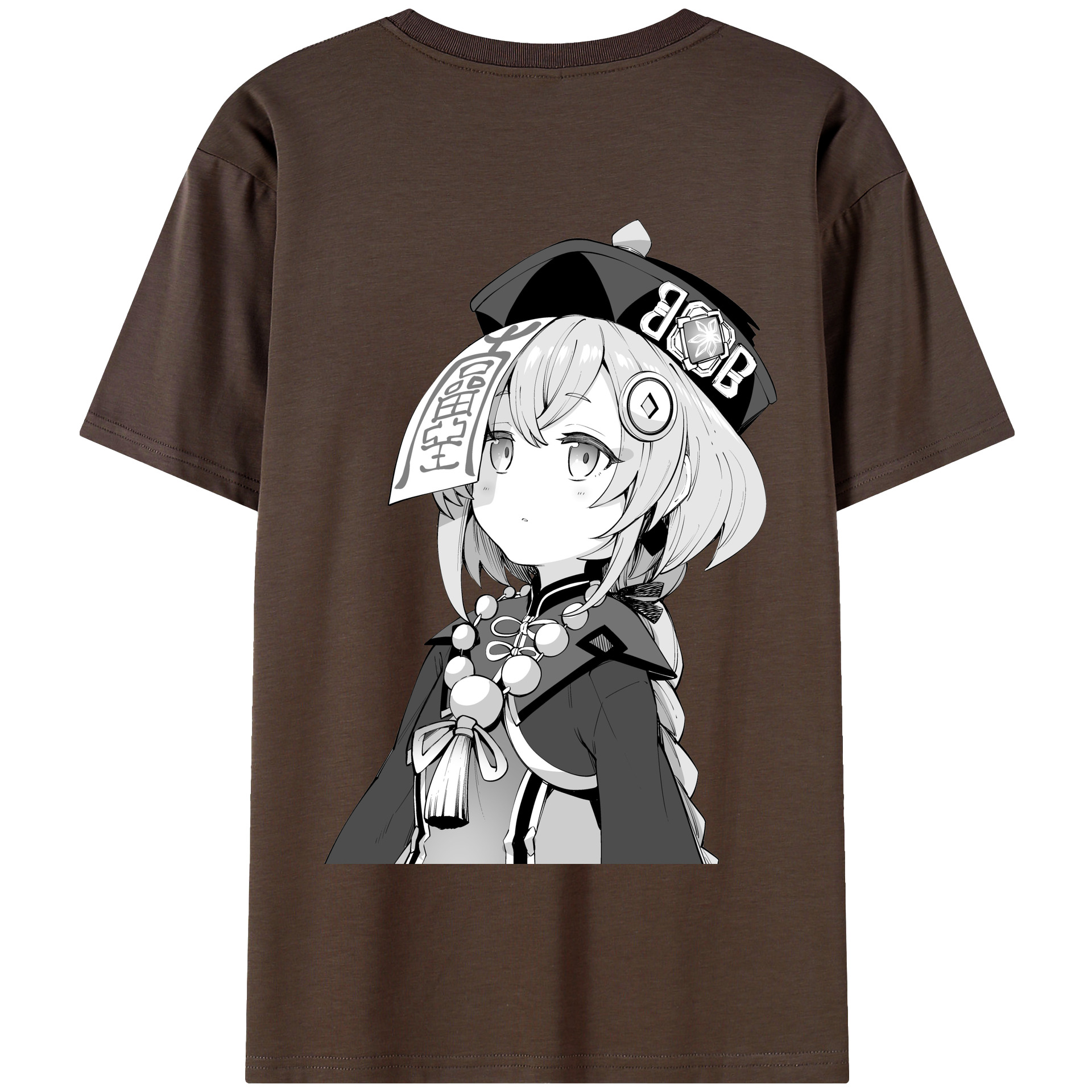 げんし神 七七 なな  genshin Nana 綿100％半袖Tシャツ（背面プリント）